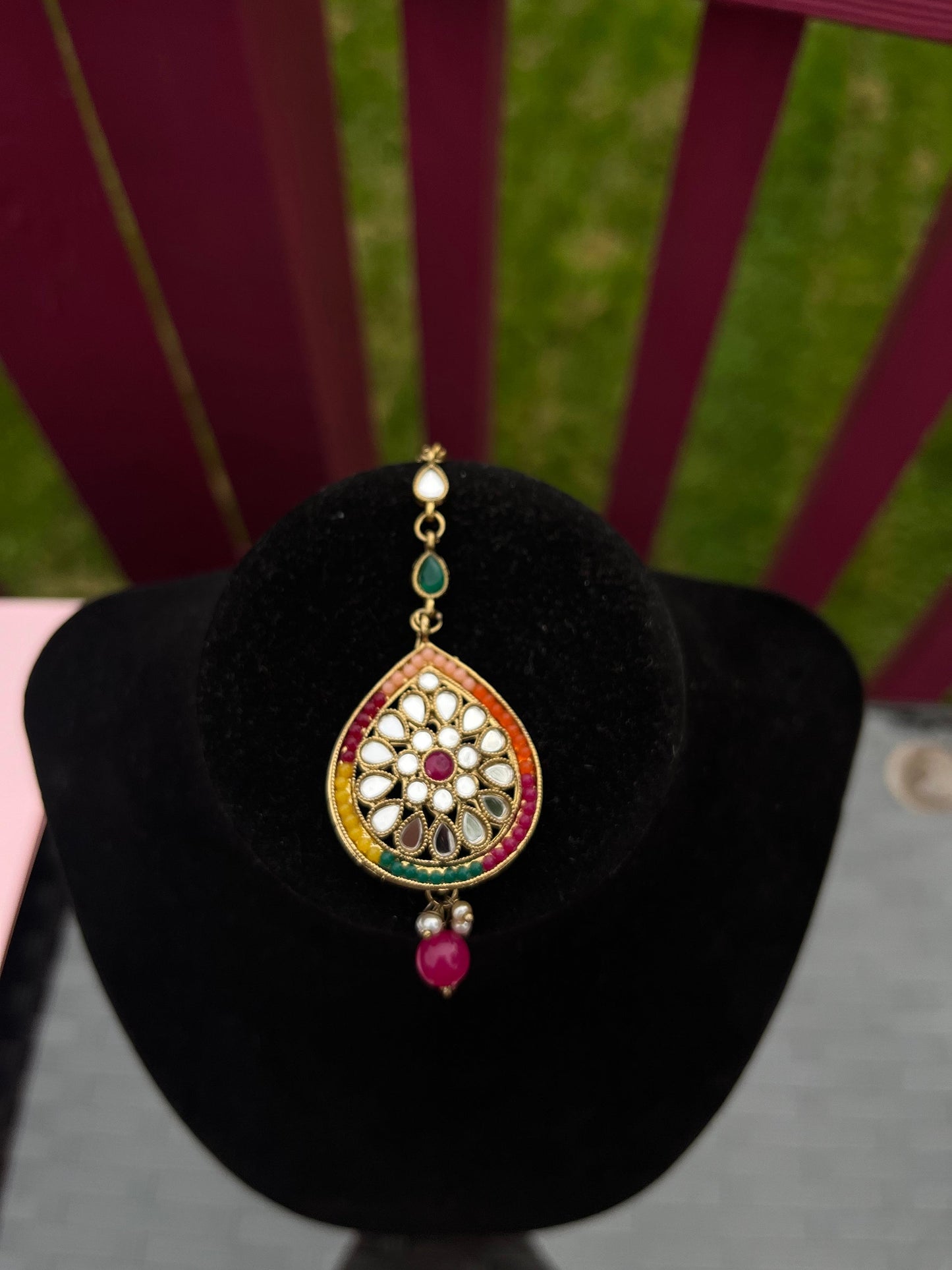Maang tikka/ Kundan Tikka/ Indian Jewelry/ Indian Wedding Jewelry/ Pakistani Jewelry/ Jhoomer/ Matha patti/ Indian forehead jewelry
