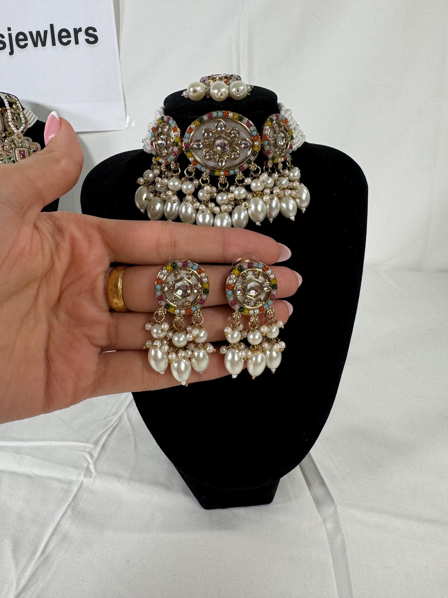 Indian jewlery set/Necklace Set/  Choker/ Bollywood Jewelry/ Indian jewelry/ Pakistani necklace/ punjabi necklace/bridal/