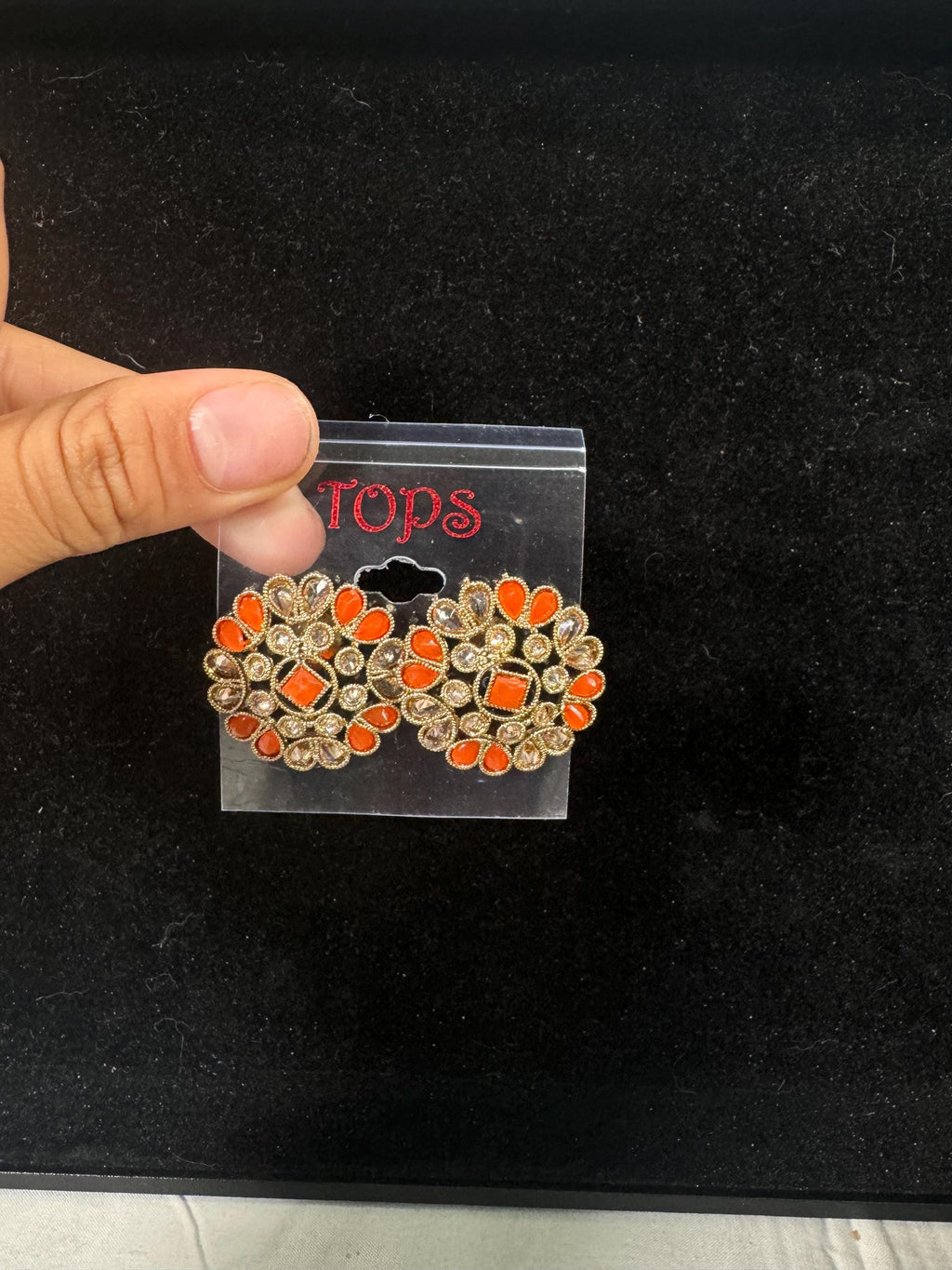 Bollywood Style Jhumka Earrings, Indian Gold Plated Hoop Earrings, Statement Ethnic Jewelry, Festive Earrings, Women's Accessories