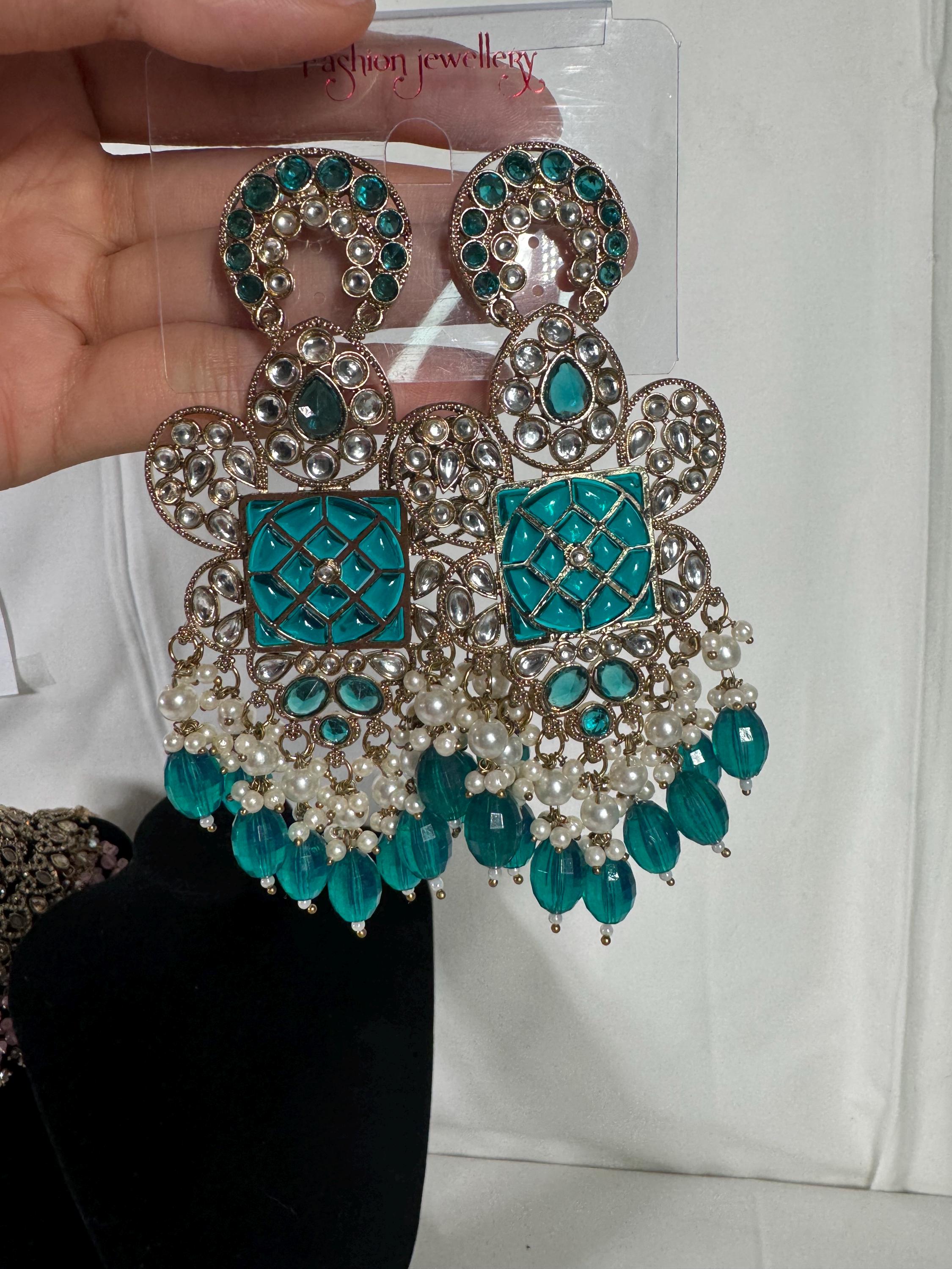 Bollywood Style Jhumka Earrings, Indian Gold Plated Hoop Earrings, Statement Ethnic Jewelry, Festive Earrings, Women's Accessories