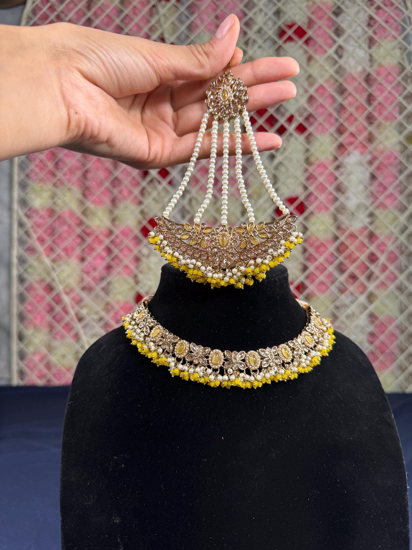 Indian jewlery set/Necklace Set/  Choker/ Bollywood Jewelry/ Indian jewelry/ Pakistani necklace/ punjabi necklace/bridal/