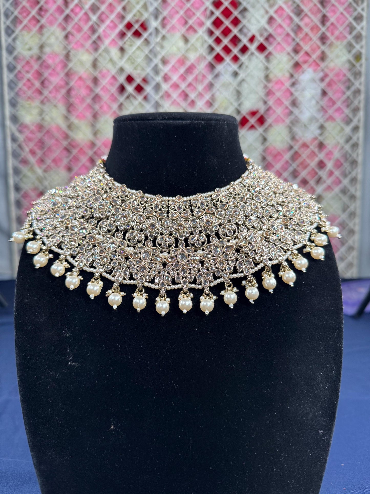 Indian jewlery set/Necklace Set/  Choker/ Bollywood Jewelry/ Indian jewelry/ Pakistani necklace/ punjabi necklace/bridal/