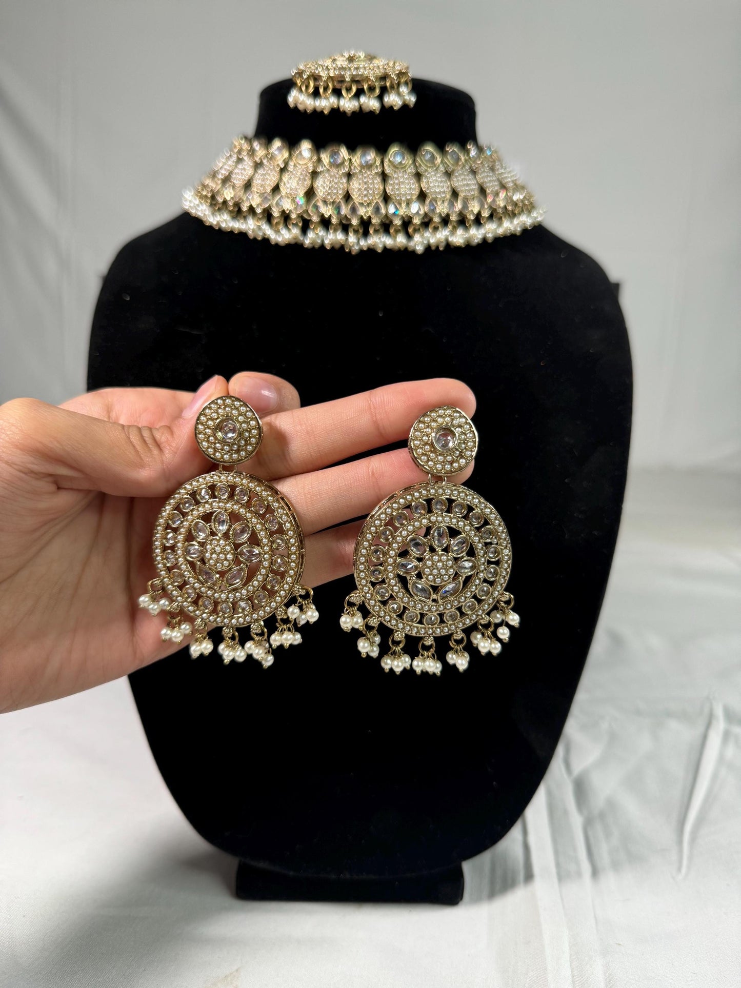 Indian jewlery set/Necklace Set/  Choker/ Bollywood Jewelry/ Indian jewelry/ Pakistani necklace/ punjabi necklace/bridal/