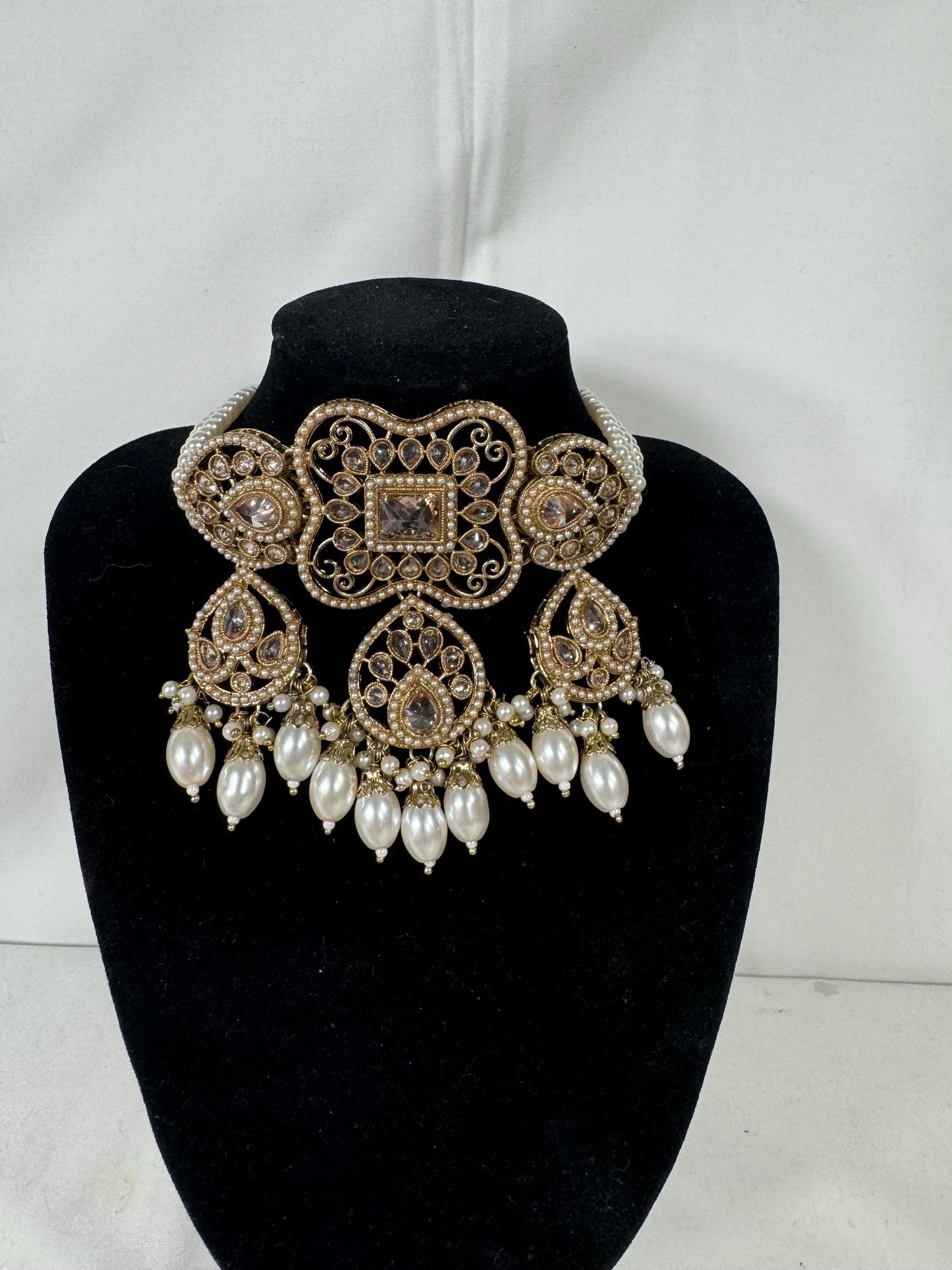 Indian jewlery set/Necklace Set/  Choker/ Bollywood Jewelry/ Indian jewelry/ Pakistani necklace/ punjabi necklace/bridal/