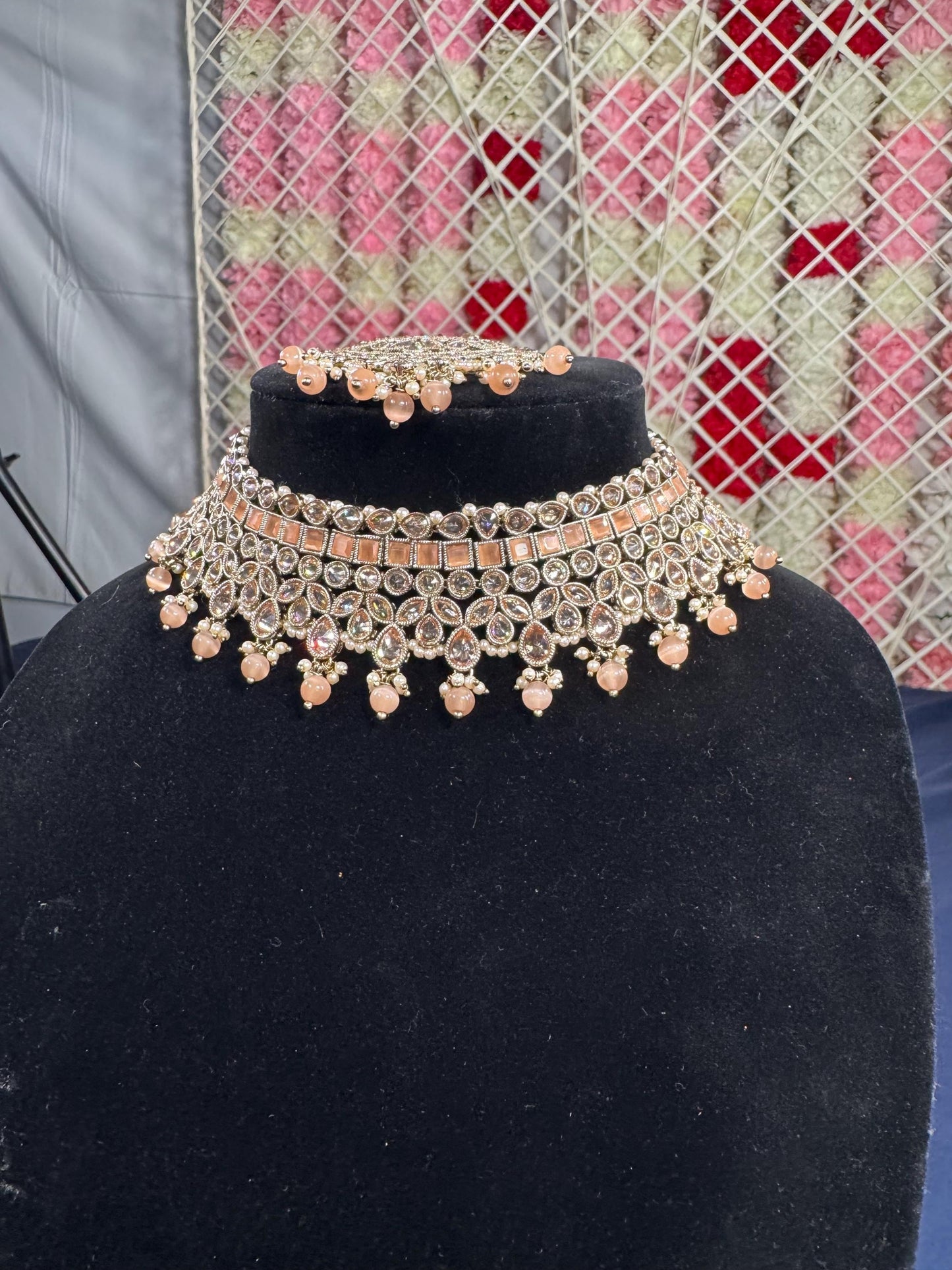 Indian jewlery set/Necklace Set/  Choker/ Bollywood Jewelry/ Indian jewelry/ Pakistani necklace/ punjabi necklace/bridal/