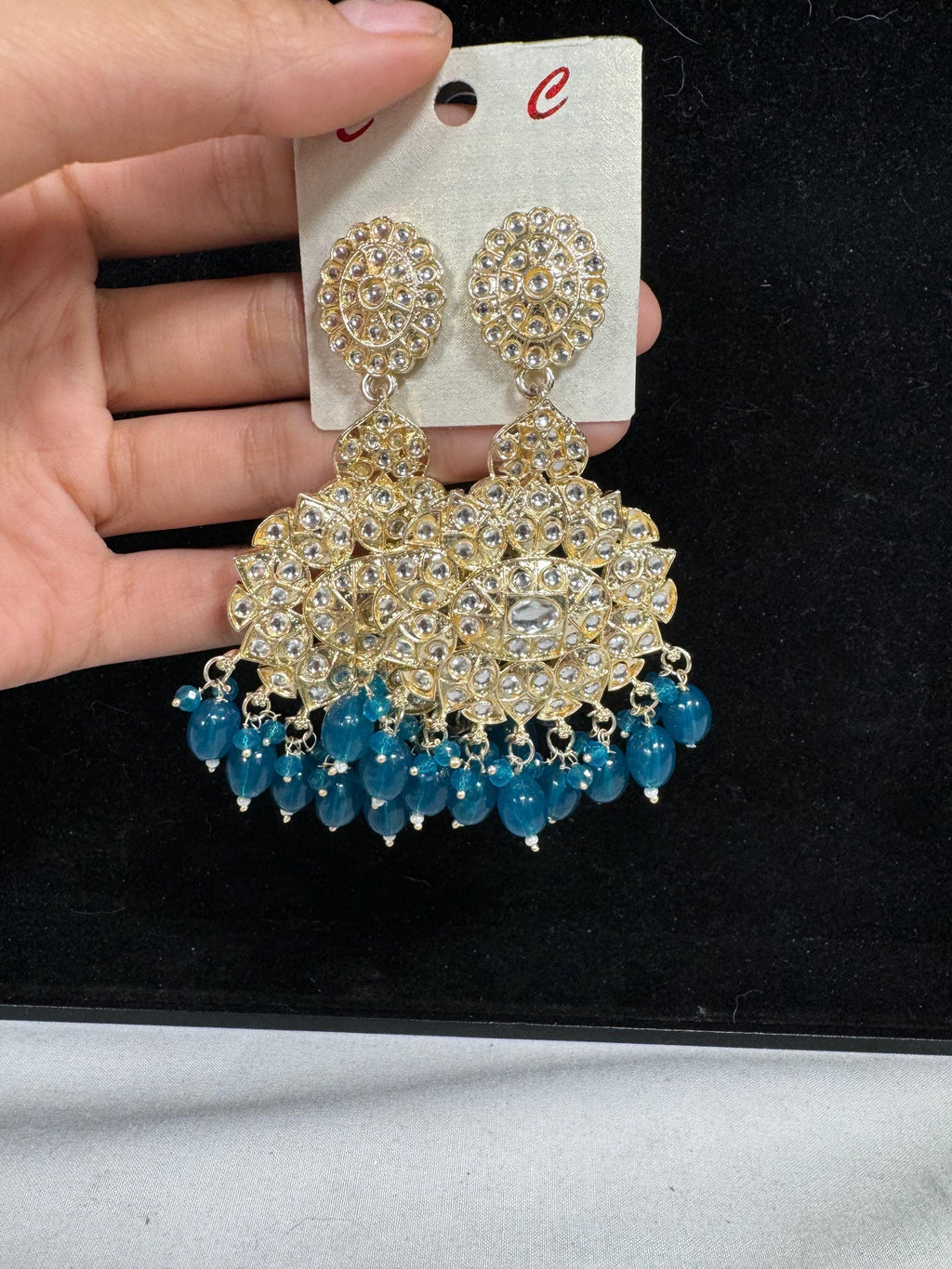 Bollywood Style Jhumka Earrings, Indian Gold Plated Hoop Earrings, Statement Ethnic Jewelry, Festive Earrings, Women's Accessories