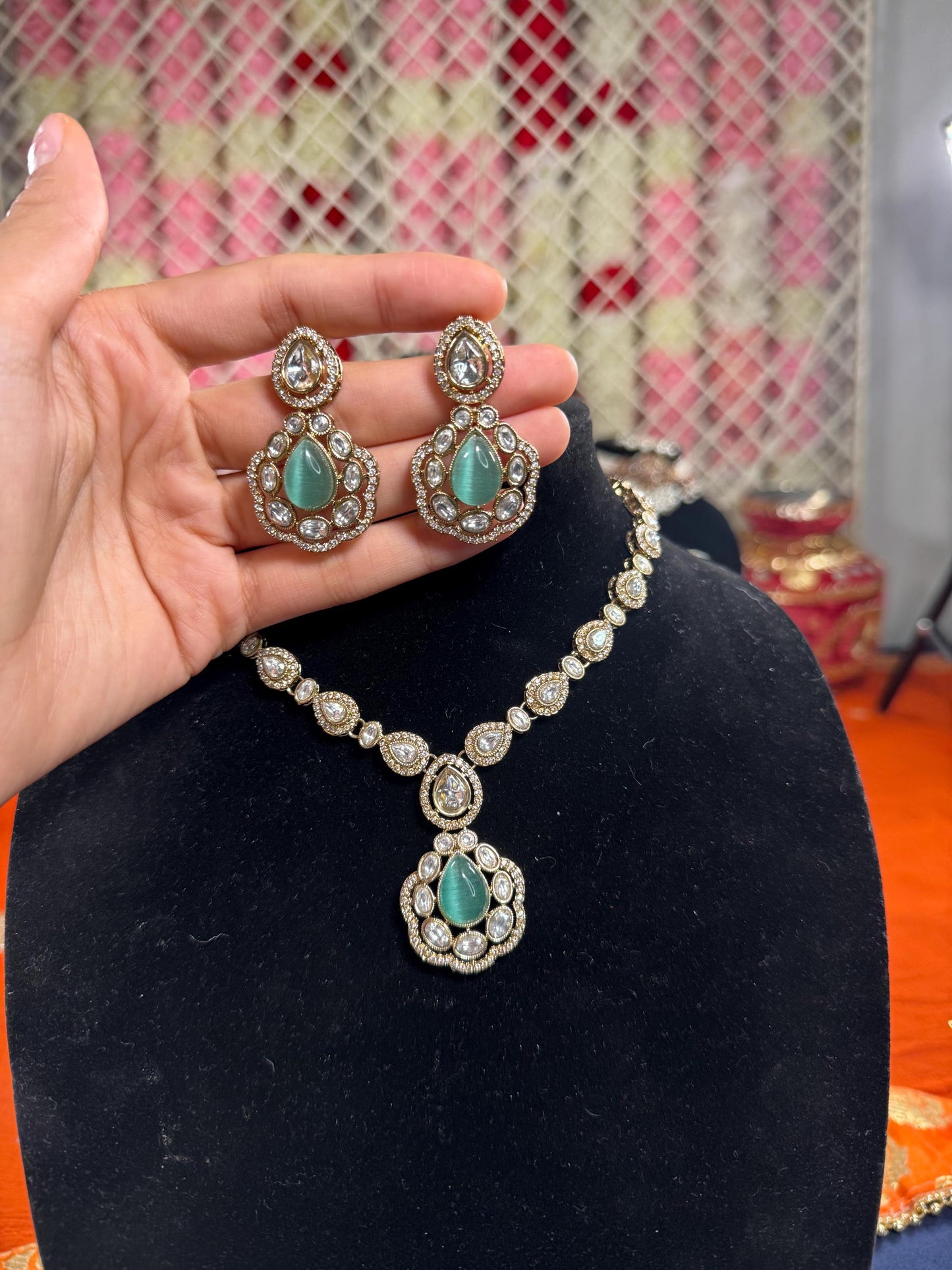 Indian jewlery set/Necklace Set/  Choker/ Bollywood Jewelry/ Indian jewelry/ Pakistani necklace/ punjabi necklace/bridal/