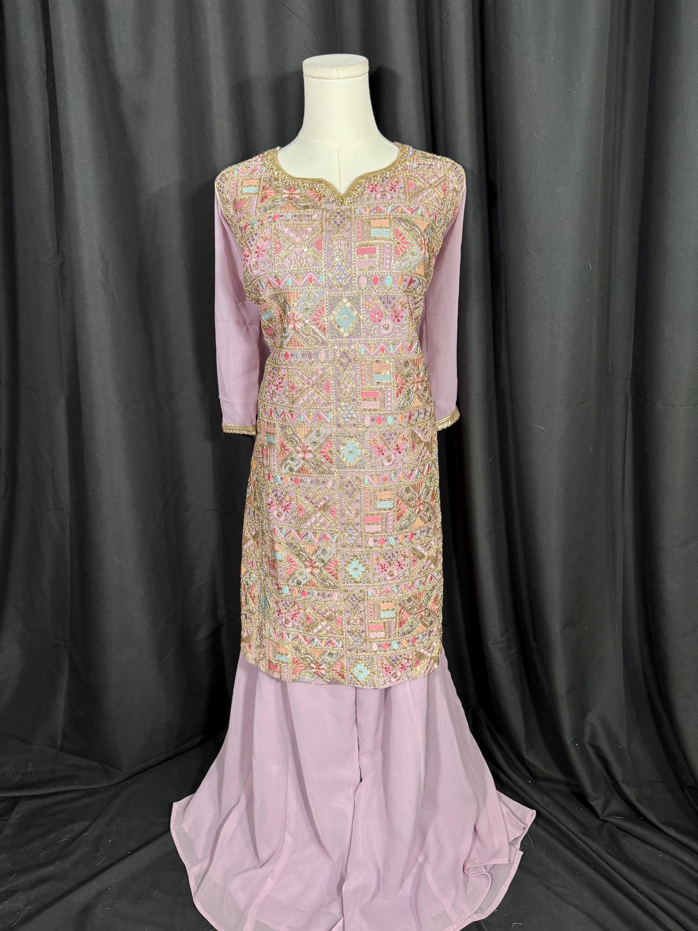 Punjabi Sharrara For Women Indian Designer Wedding Wear Party Wear function Wear Reception Wear Chaniya Choli bollywood Style Indian outfits