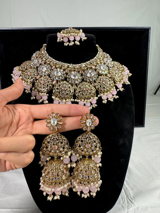 Indian jewlery set/Necklace Set/  Choker/ Bollywood Jewelry/ Indian jewelry/ Pakistani necklace/ punjabi necklace/bridal/