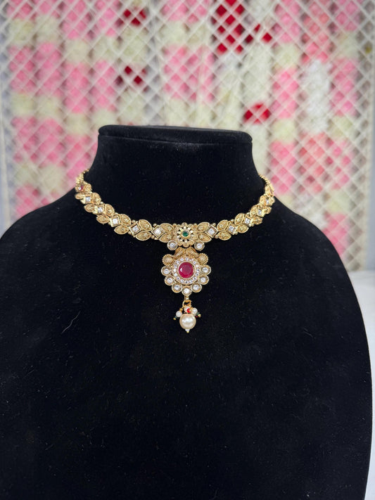 Indian jewlery set/Necklace Set/  Choker/ Bollywood Jewelry/ Indian jewelry/ Pakistani necklace/ punjabi necklace/bridal/