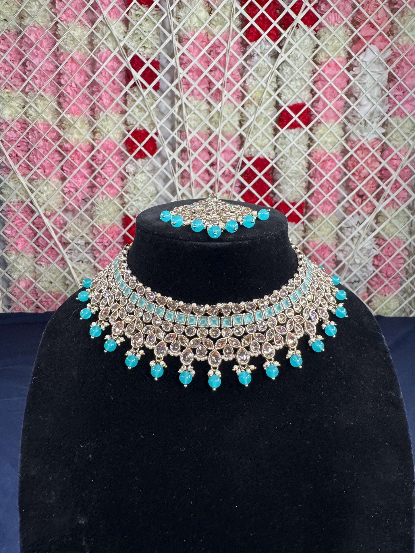 Indian jewlery set/Necklace Set/  Choker/ Bollywood Jewelry/ Indian jewelry/ Pakistani necklace/ punjabi necklace/bridal/