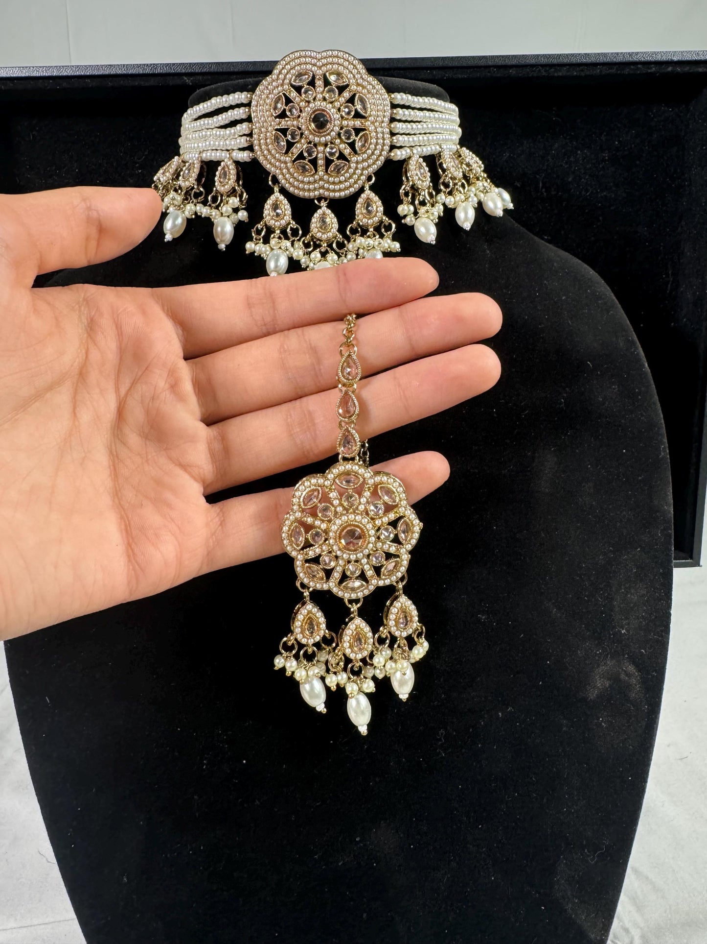 Indian jewlery set/Necklace Set/  Choker/ Bollywood Jewelry/ Indian jewelry/ Pakistani necklace/ punjabi necklace/bridal/
