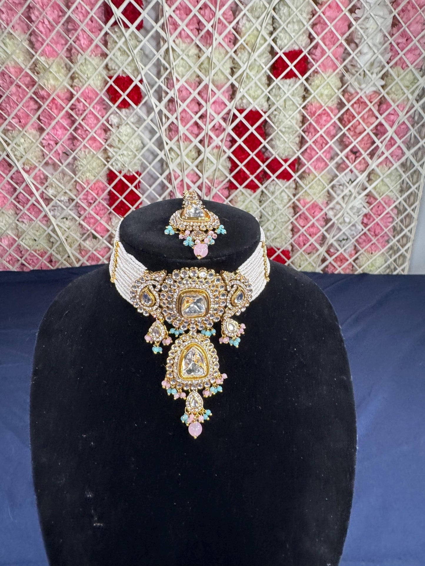 Indian jewlery set/Necklace Set/  Choker/ Bollywood Jewelry/ Indian jewelry/ Pakistani necklace/ punjabi necklace/bridal/