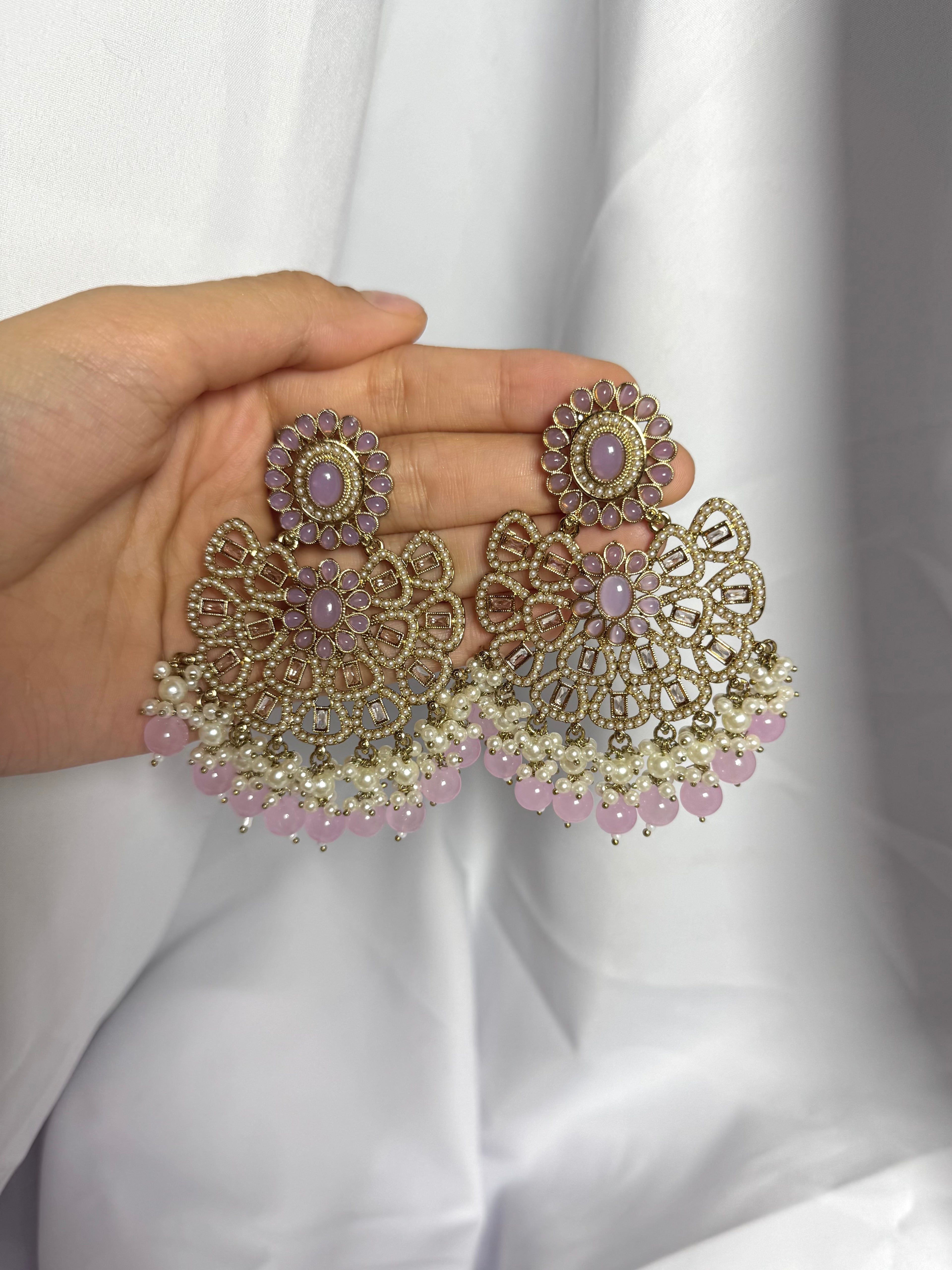 Samaira Earrings- Lavender