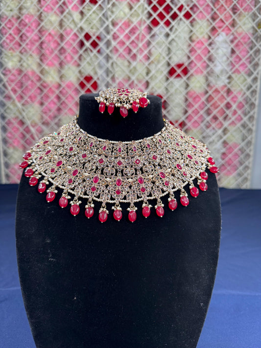 Indian jewlery set/Necklace Set/  Choker/ Bollywood Jewelry/ Indian jewelry/ Pakistani necklace/ punjabi necklace/bridal/