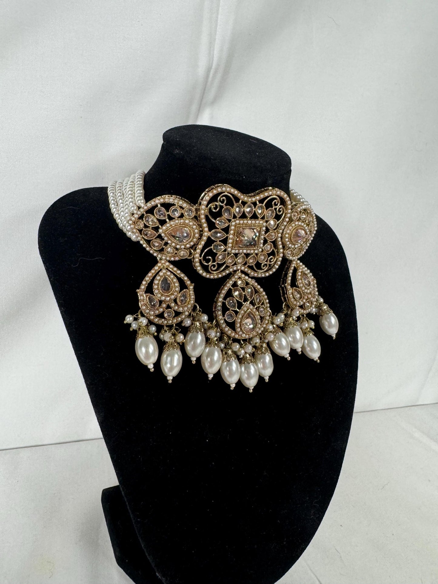Indian jewlery set/Necklace Set/  Choker/ Bollywood Jewelry/ Indian jewelry/ Pakistani necklace/ punjabi necklace/bridal/