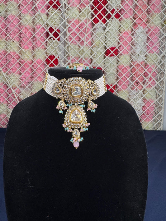 Indian jewlery set/Necklace Set/  Choker/ Bollywood Jewelry/ Indian jewelry/ Pakistani necklace/ punjabi necklace/bridal/