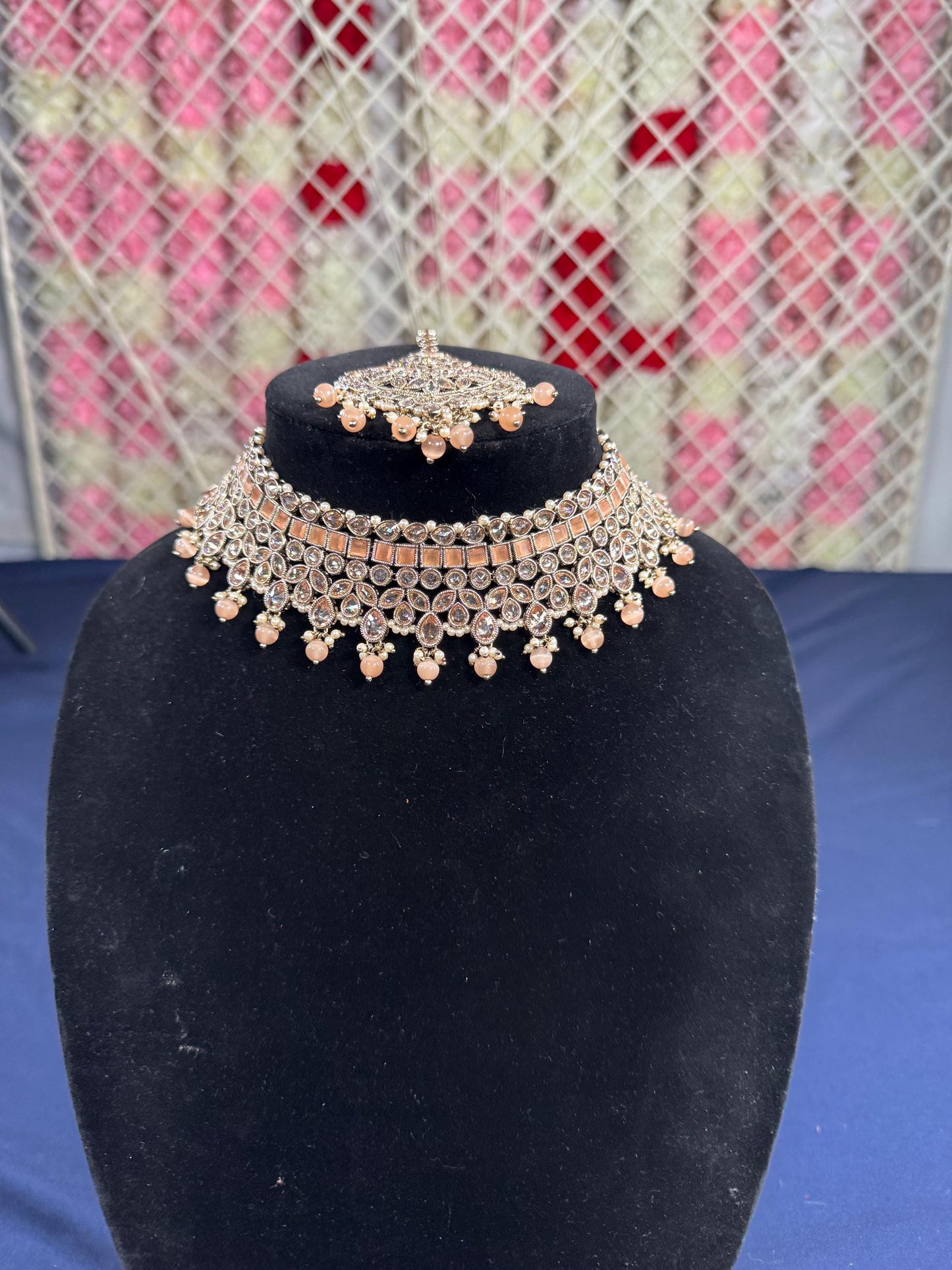 Indian jewlery set/Necklace Set/  Choker/ Bollywood Jewelry/ Indian jewelry/ Pakistani necklace/ punjabi necklace/bridal/