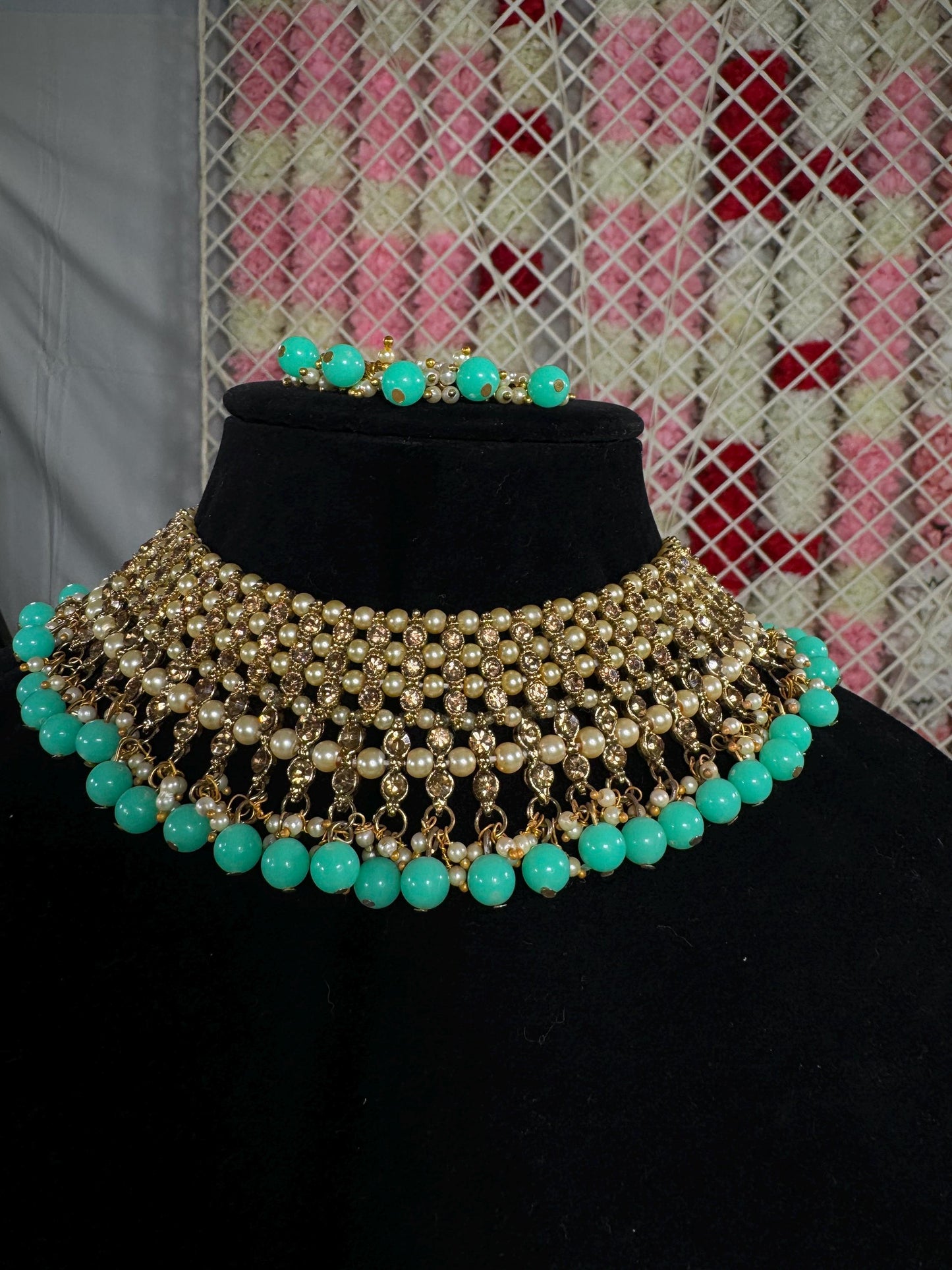 Indian jewlery set/Necklace Set/  Choker/ Bollywood Jewelry/ Indian jewelry/ Pakistani necklace/ punjabi necklace/bridal/