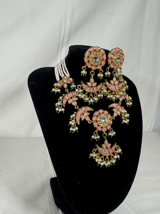Indian jewlery set/Necklace Set/  Choker/ Bollywood Jewelry/ Indian jewelry/ Pakistani necklace/ punjabi necklace/bridal/