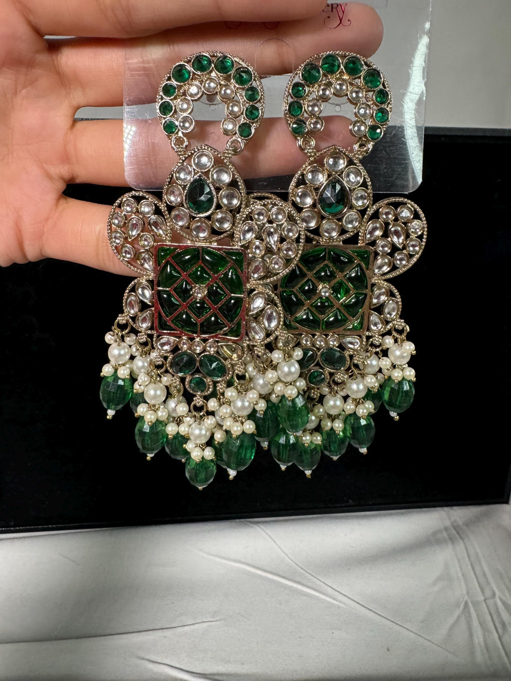 Bollywood Style Jhumka Earrings, Indian Gold Plated Hoop Earrings, Statement Ethnic Jewelry, Festive Earrings, Women's Accessories