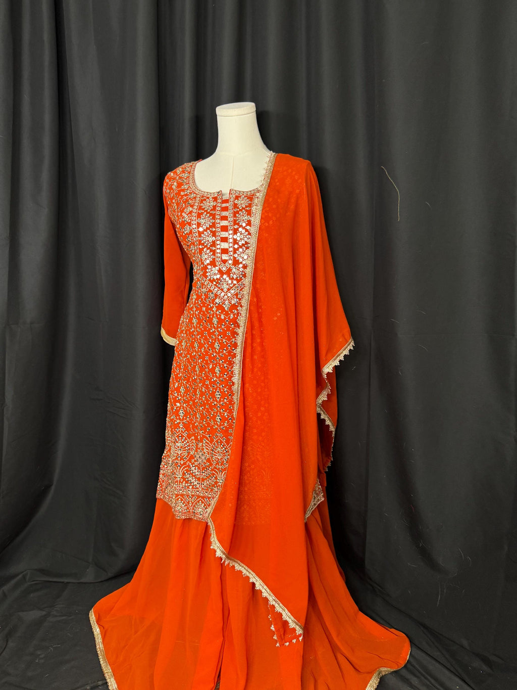 Punjabi Sharrara For Women Indian Designer, Pakistani suit, lehengha, sharara, desi clothe,Wear Chaniya Choli bollywood Style Indian outfits