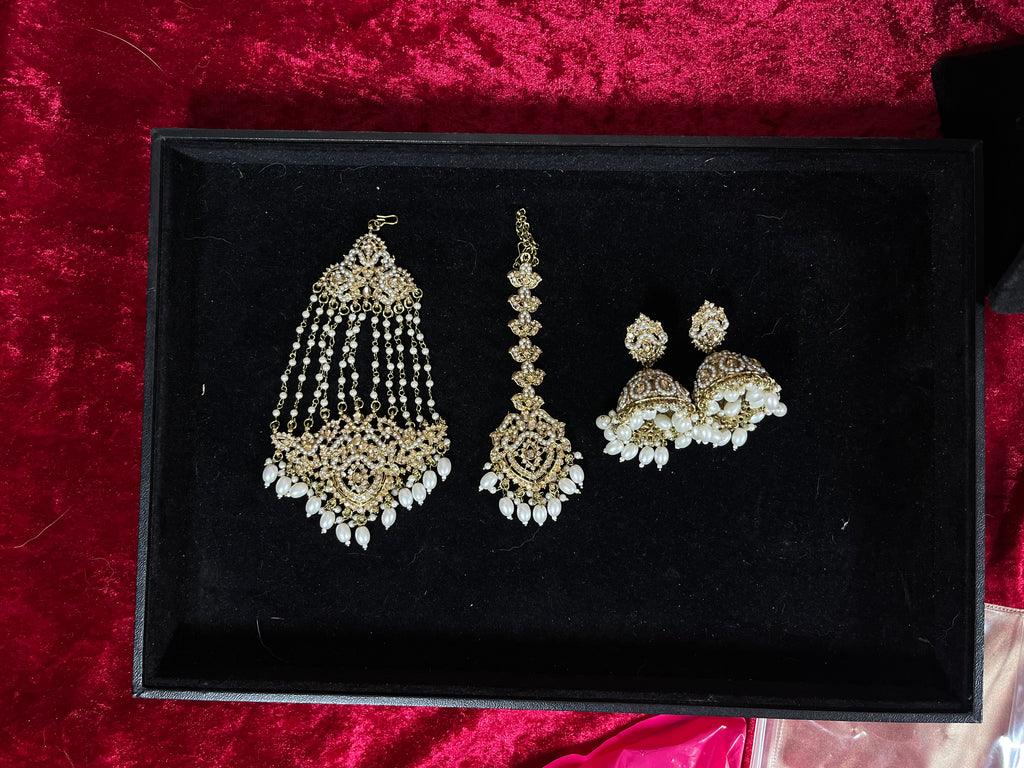 Earring, Tikka, Side Tikka set