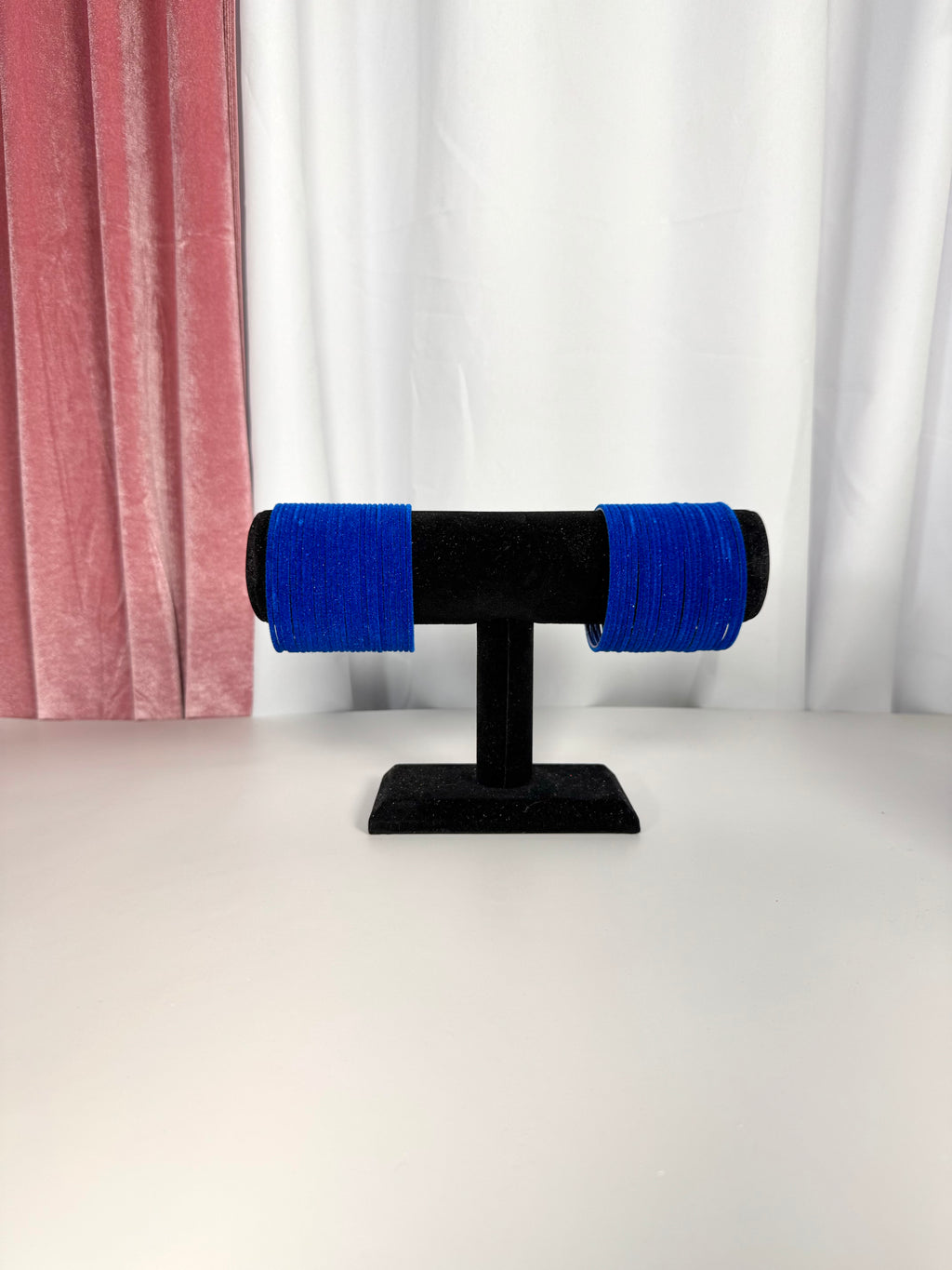 Royal Blue Velvet Bangles