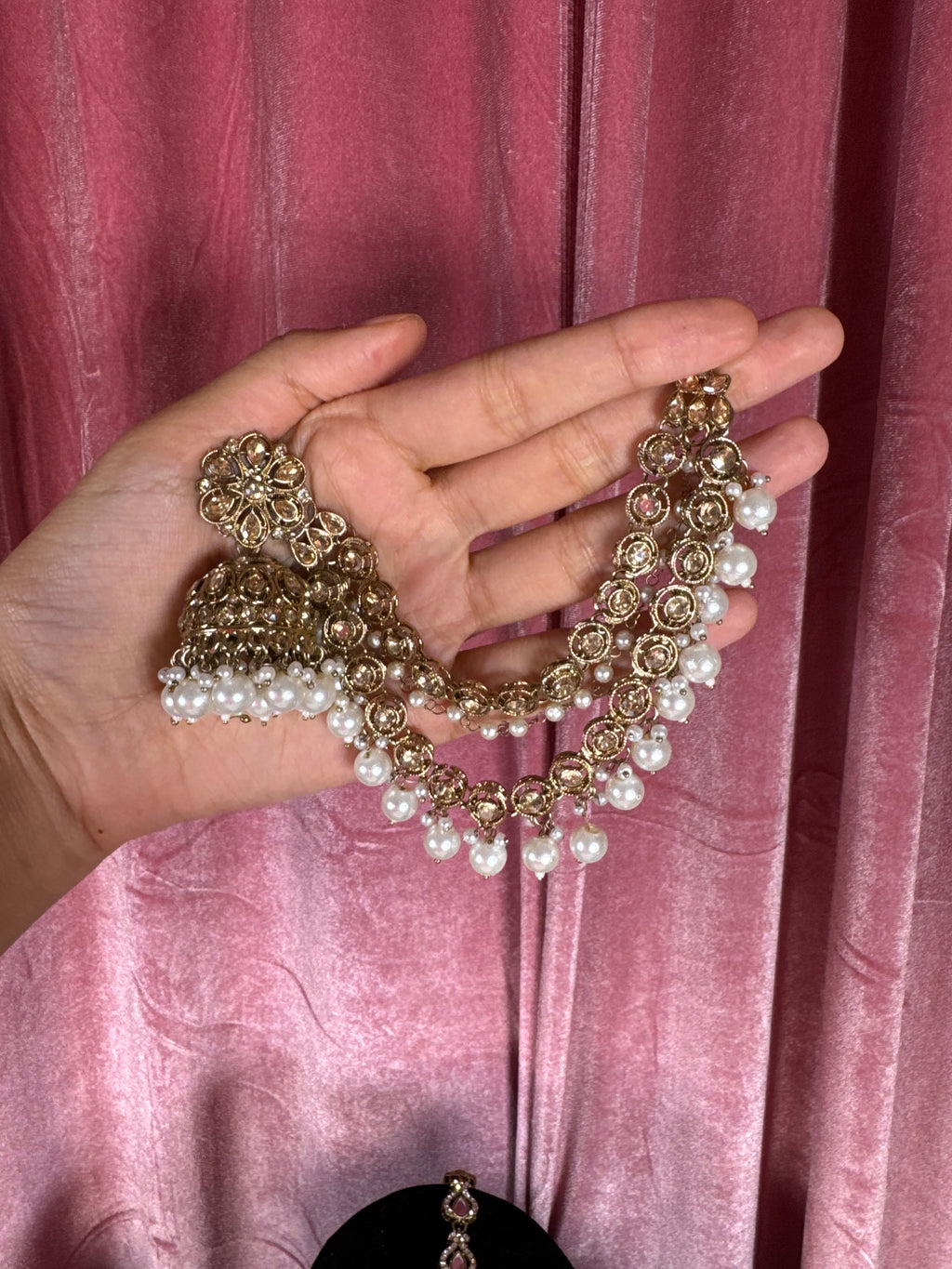 Bronze Bahubali Jhumka