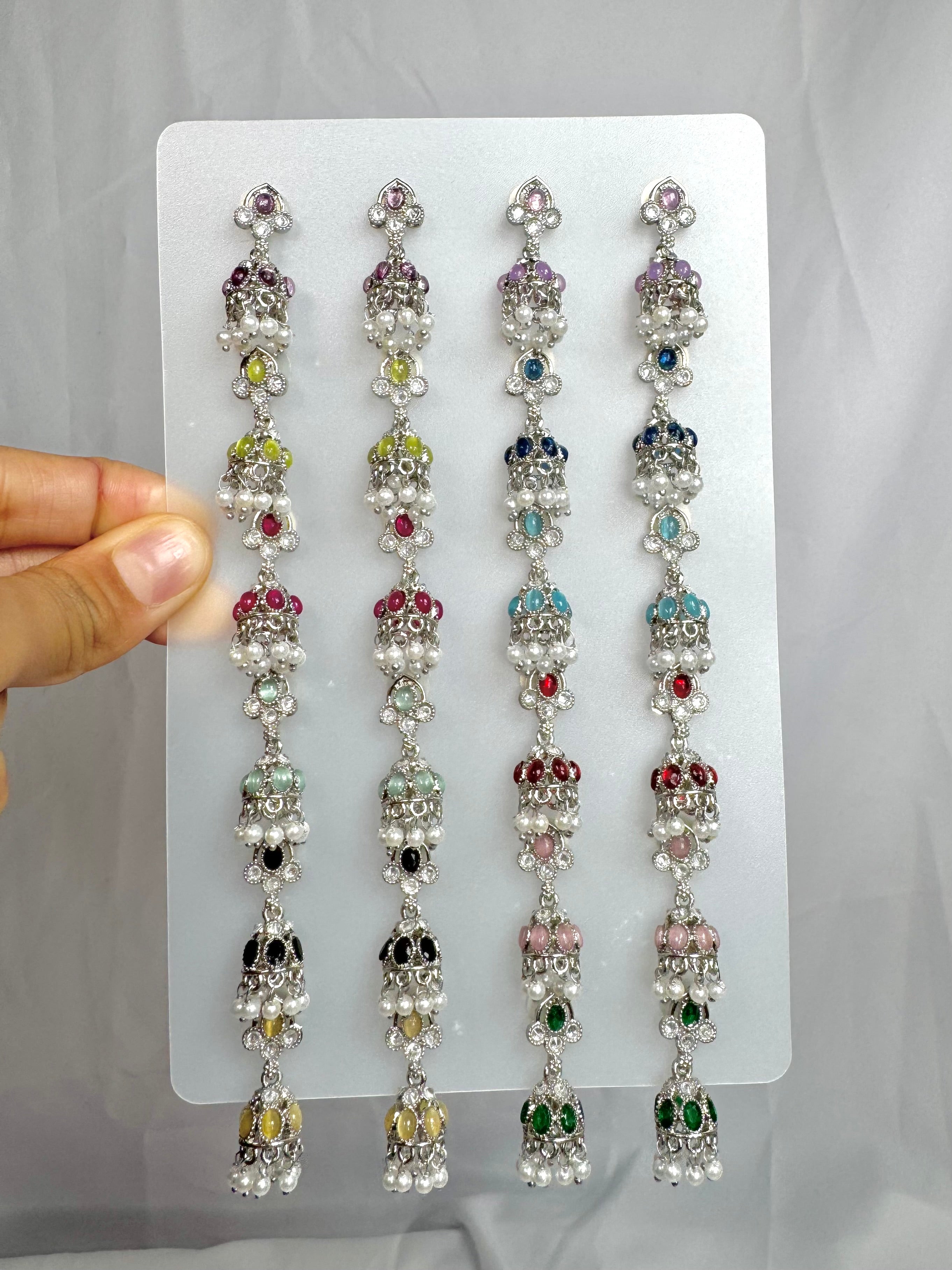 Silver micro Jhumka Pack