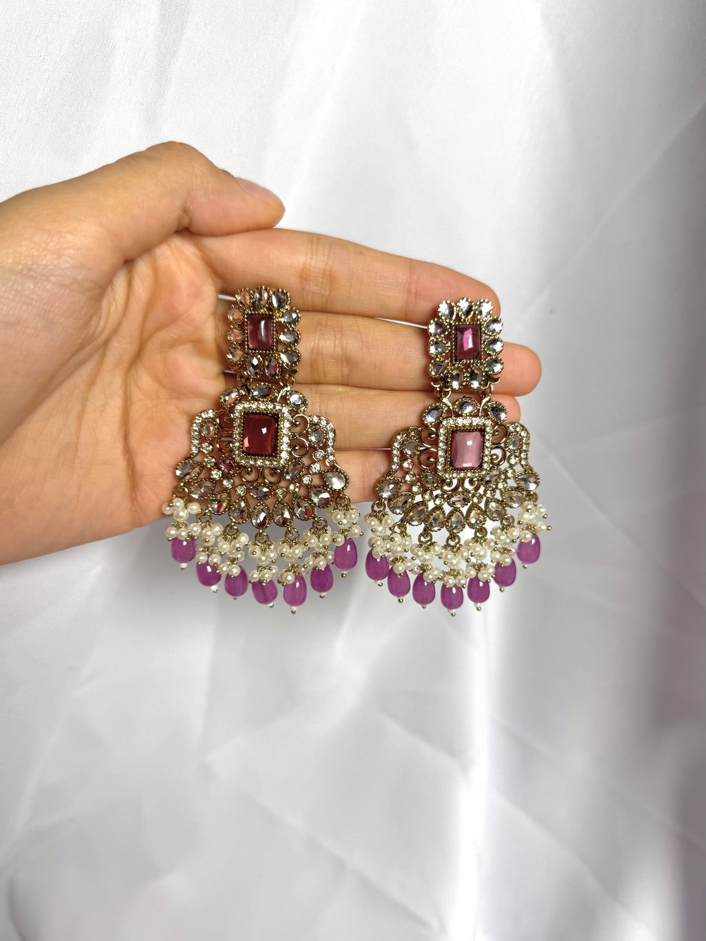 Zeenat Earring-Purple