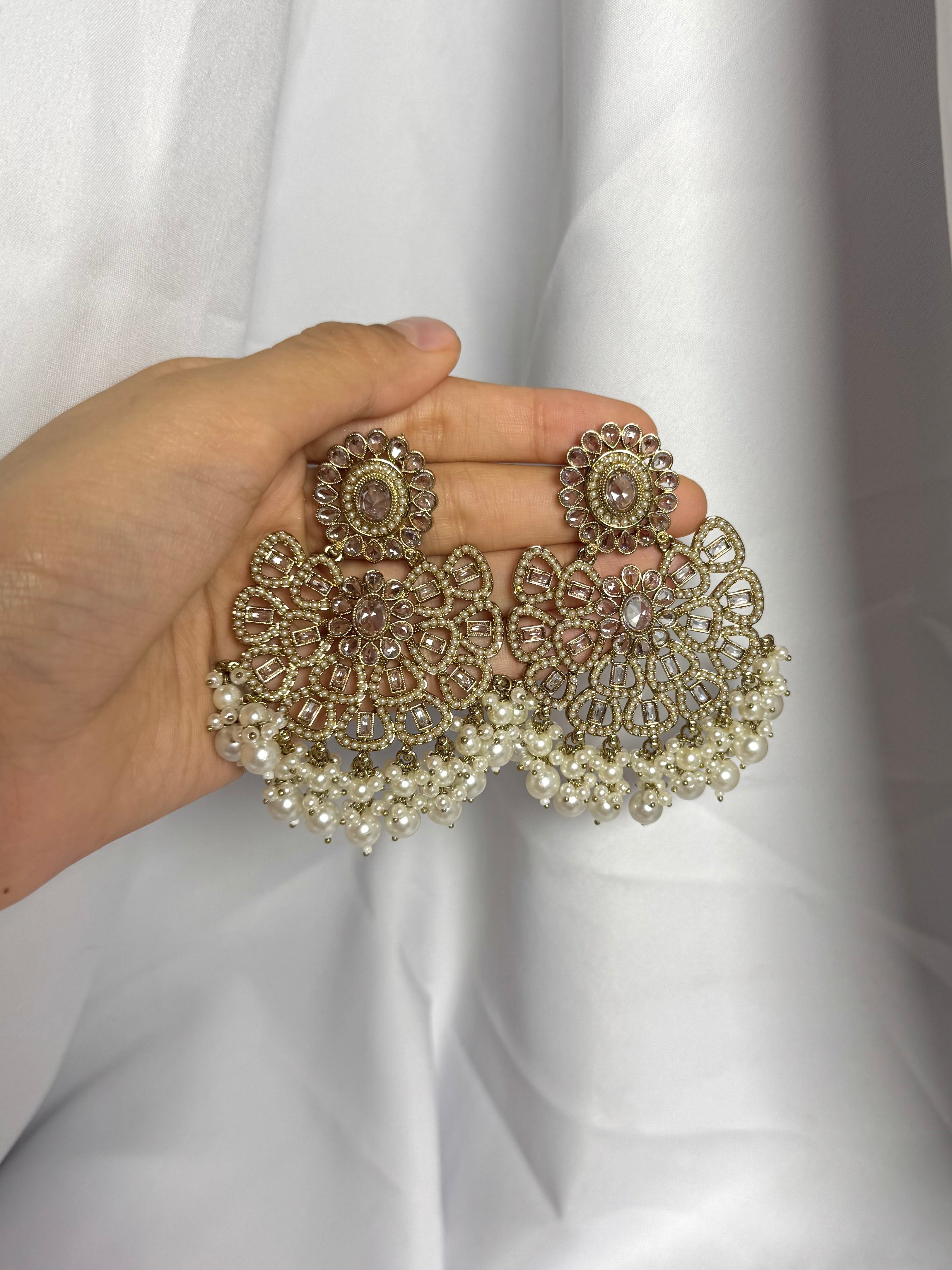 Samaira Earrings- Bronze