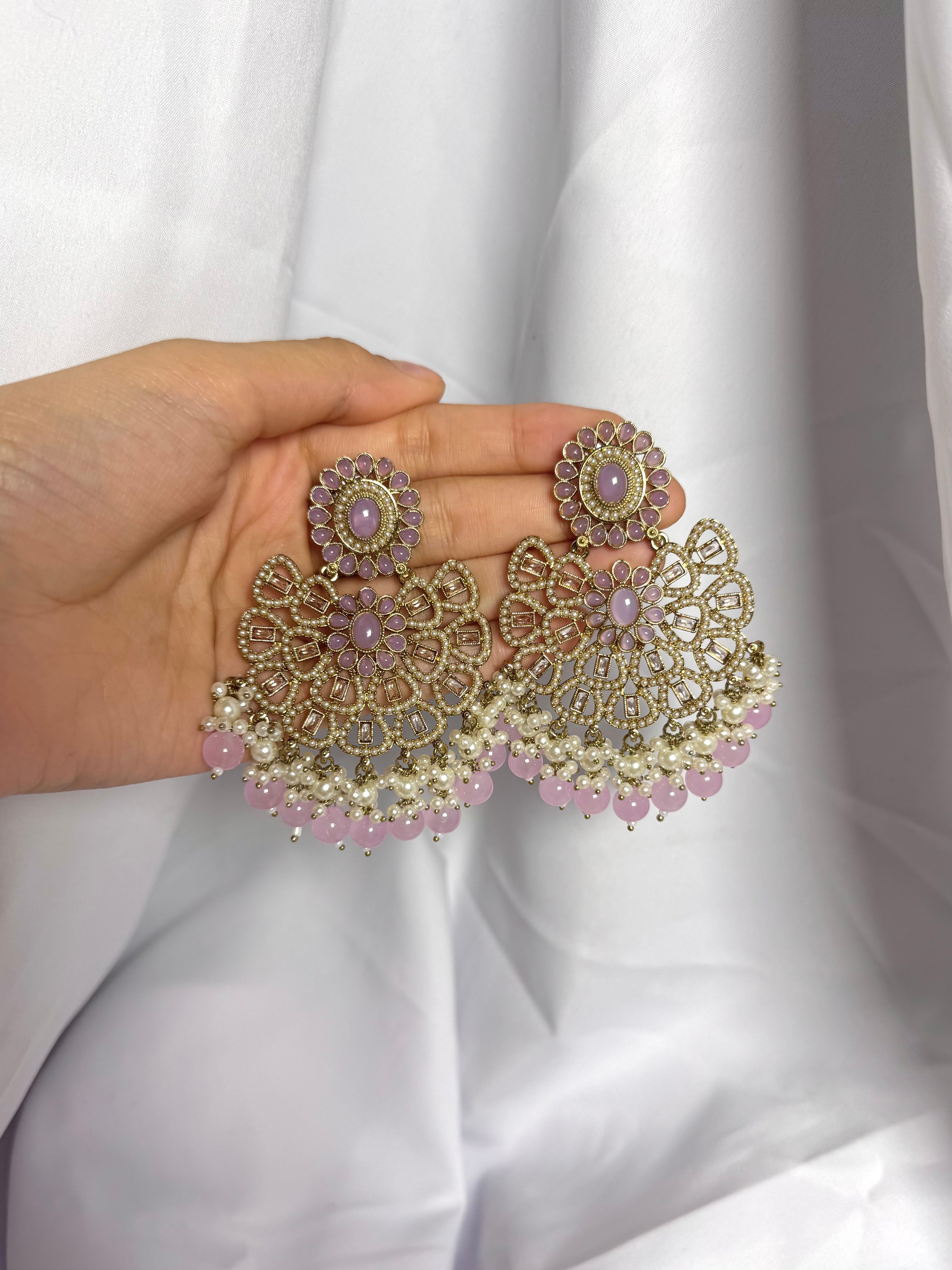Samaira Earrings- Lavender