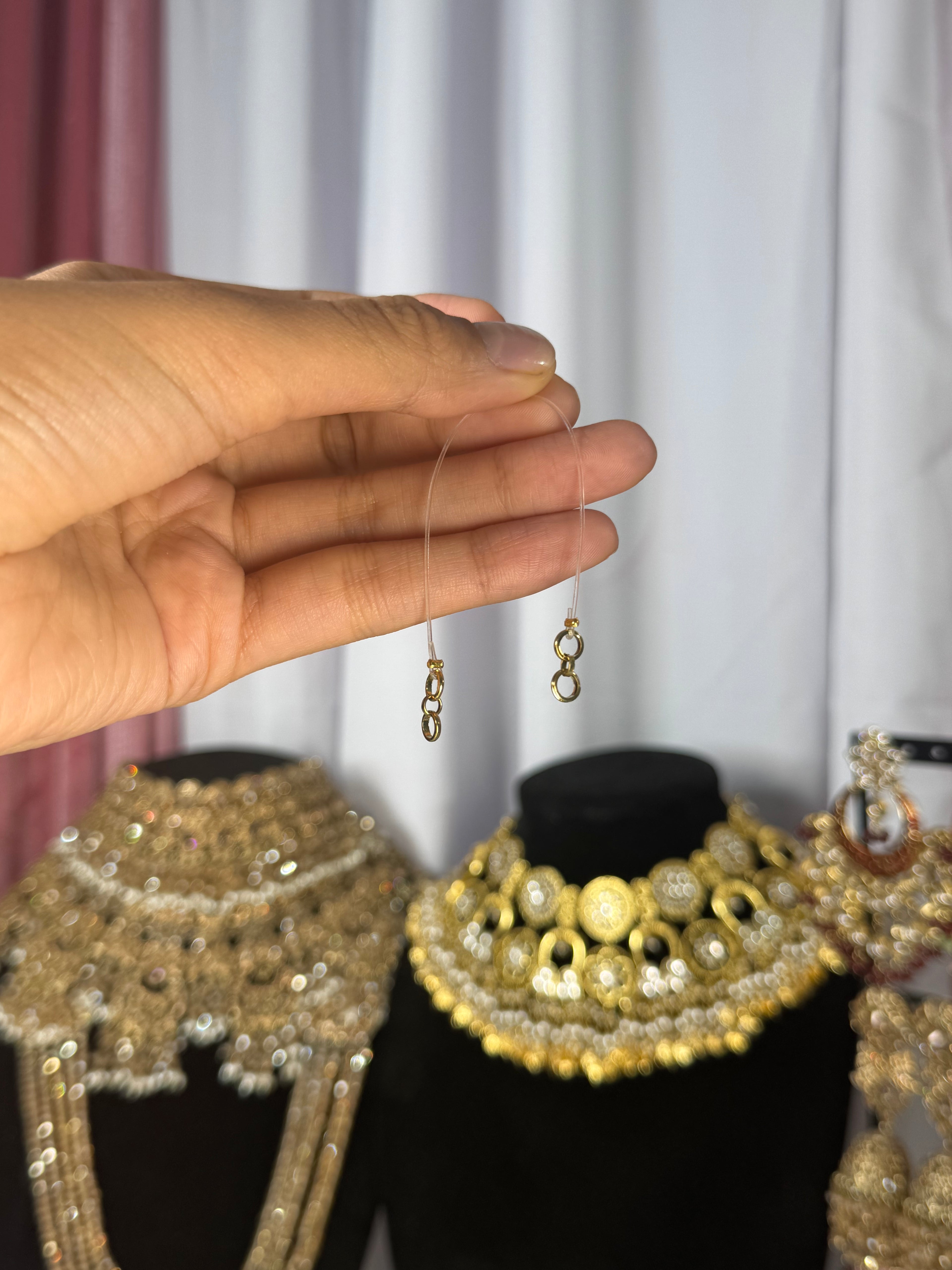 Maya ear chains (earring support) ￼