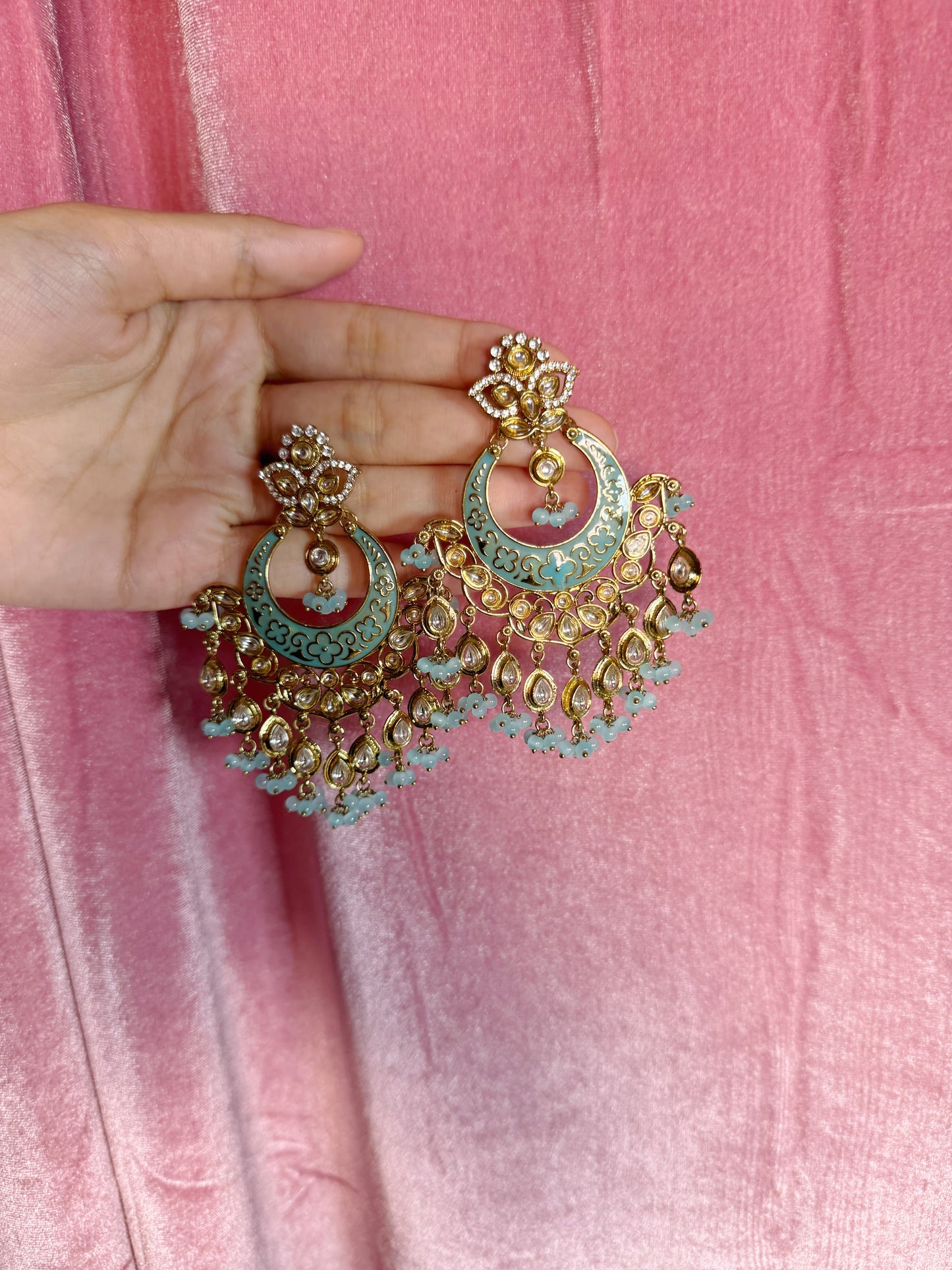 Zara Earrings Blue
