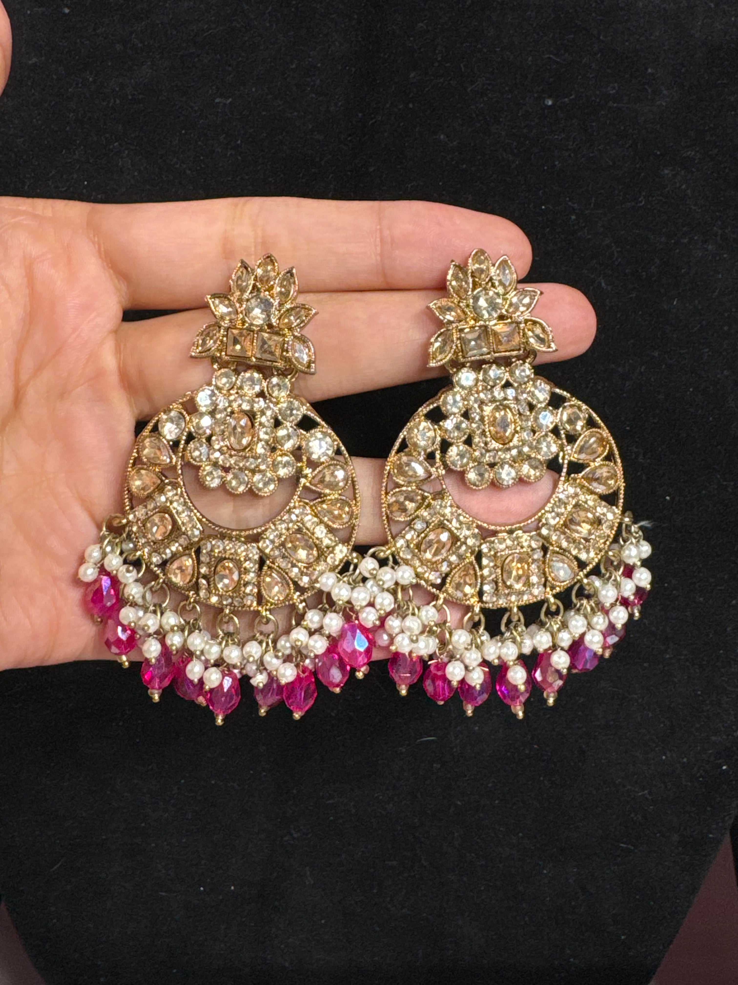 Pink Chandbali