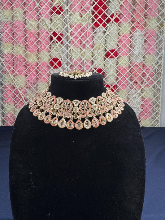 Indian jewlery set/Necklace Set/  Choker/ Bollywood Jewelry/ Indian jewelry/ Pakistani necklace/ punjabi necklace/bridal/
