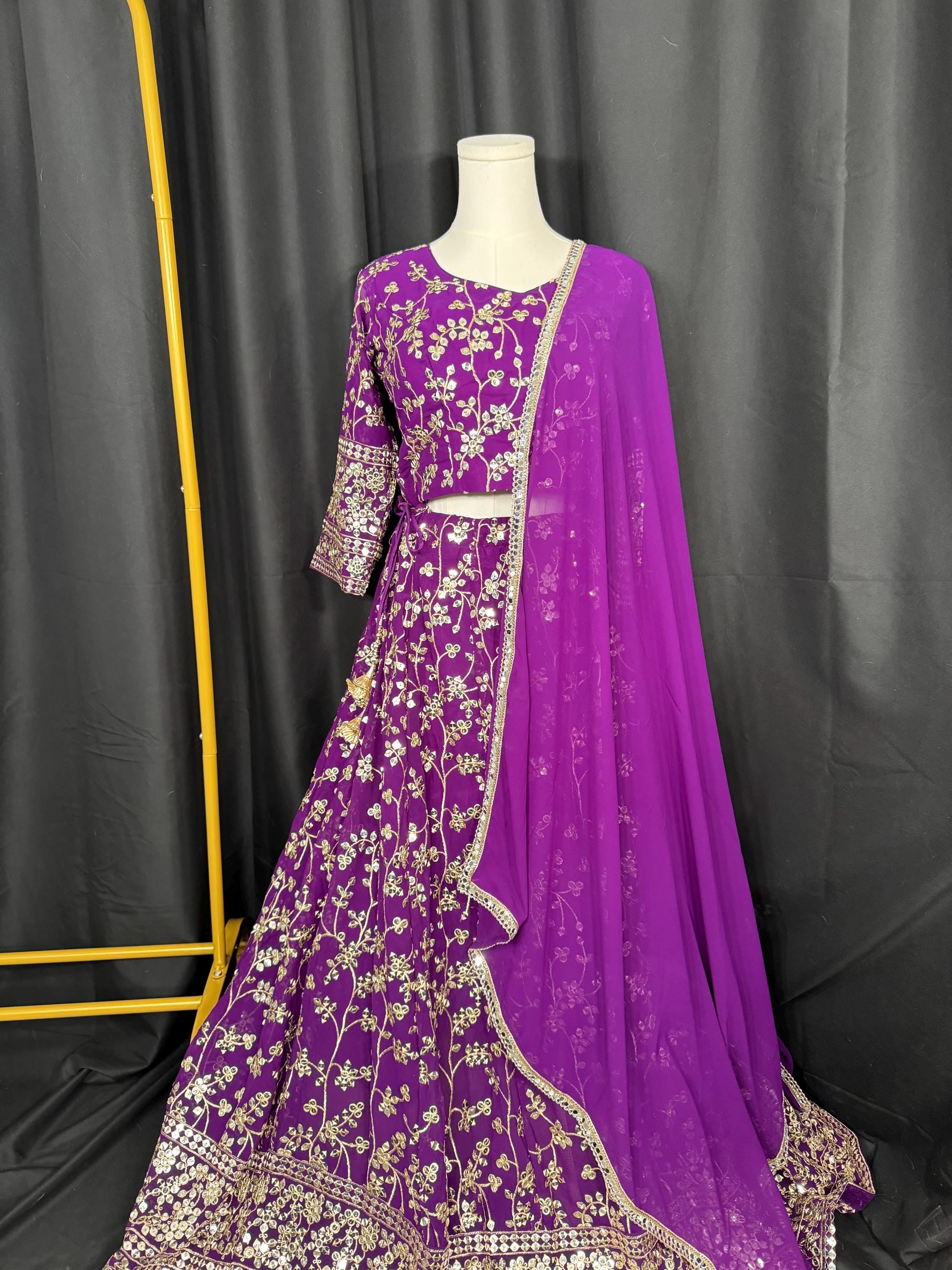 Lehenga Choli For Women Indian Designer Wedding Wear Party Wear function Wear Reception Wear Chaniya Choli bollywood Style Indian outfits