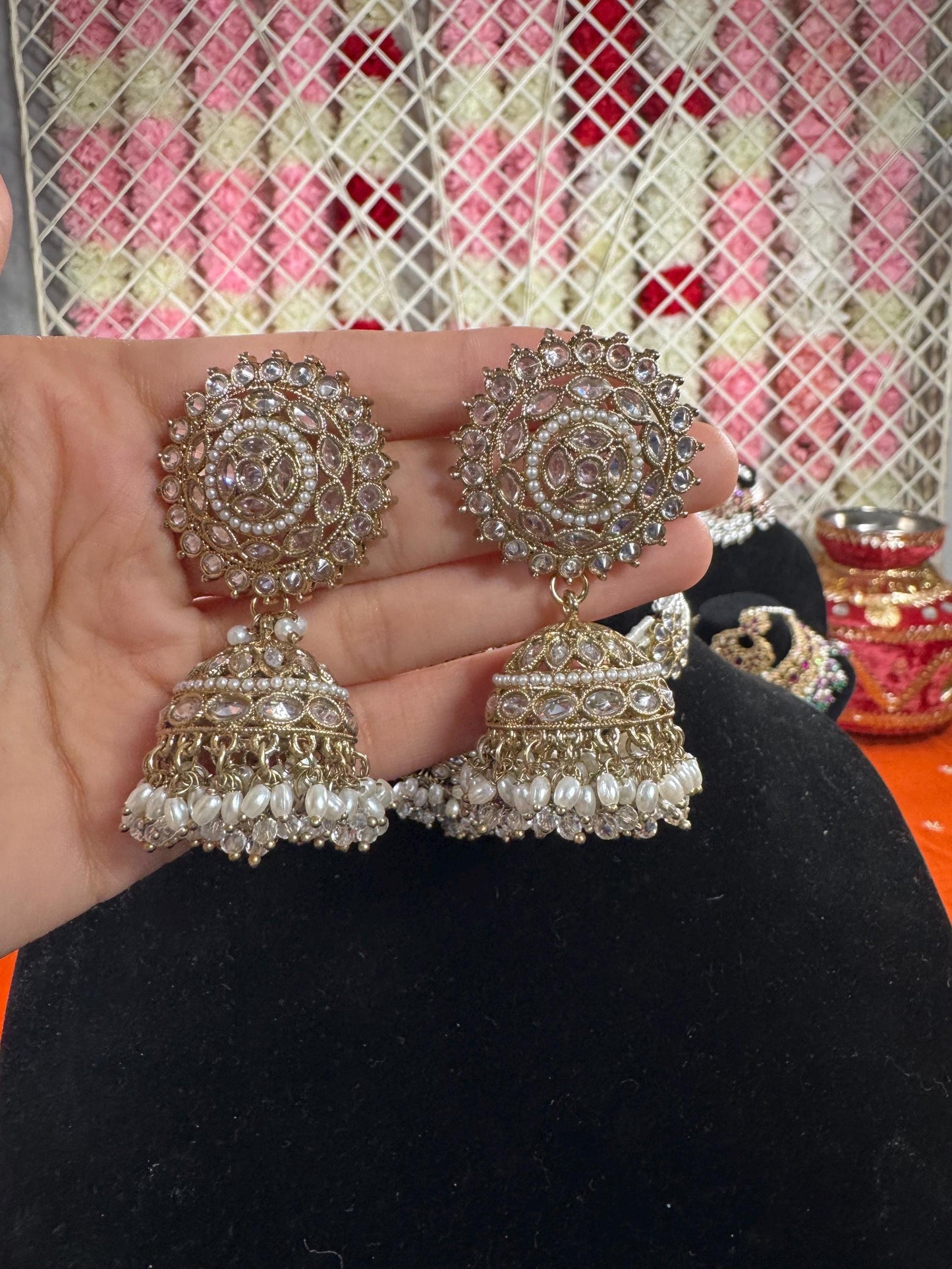 Indian jewlery set/Necklace Set/  Choker/ Bollywood Jewelry/ Indian jewelry/ Pakistani necklace/ punjabi necklace/bridal/