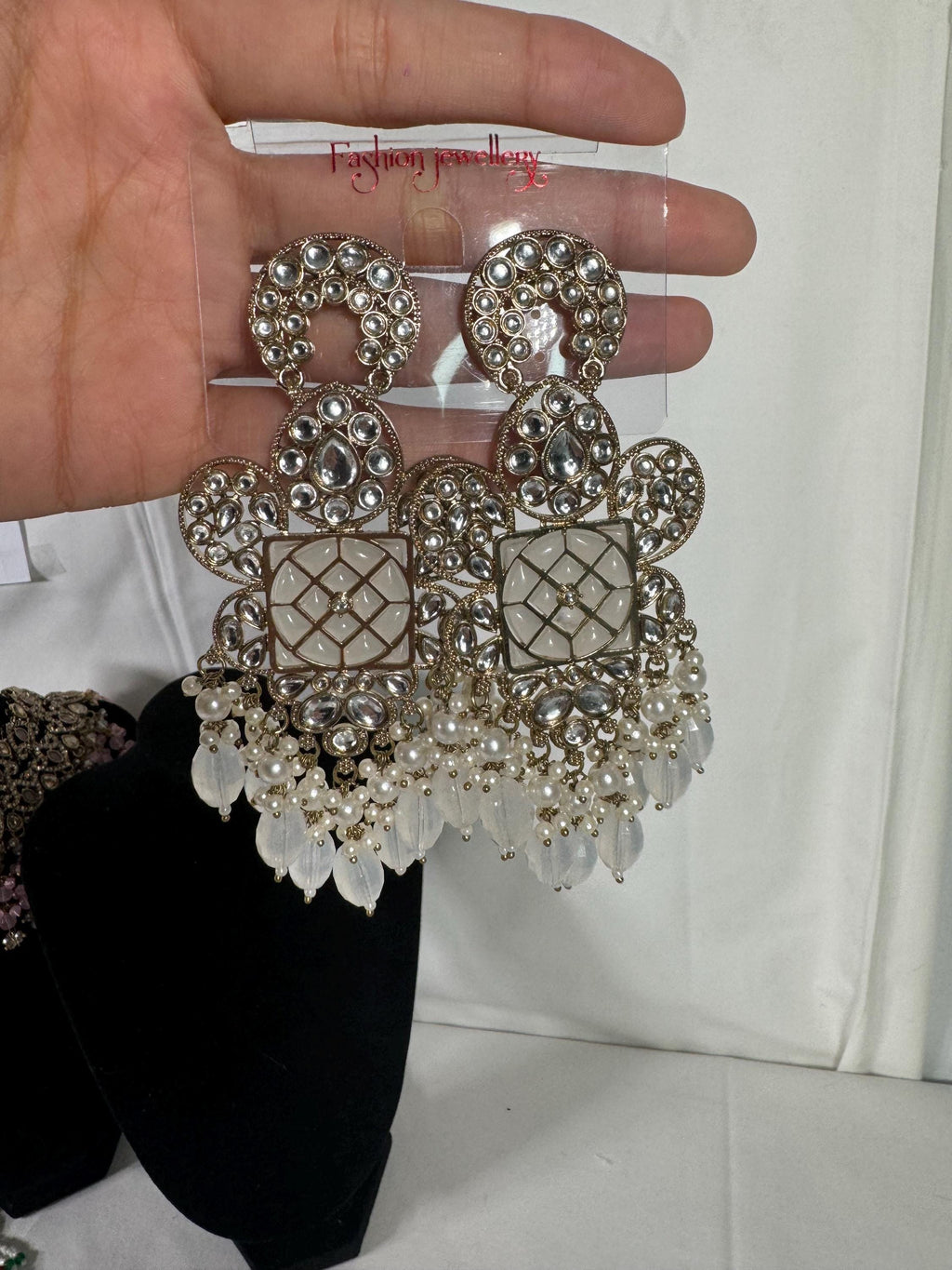 Bollywood Style Jhumka Earrings, Indian Gold Plated Hoop Earrings, Statement Ethnic Jewelry, Festive Earrings, Women's Accessories