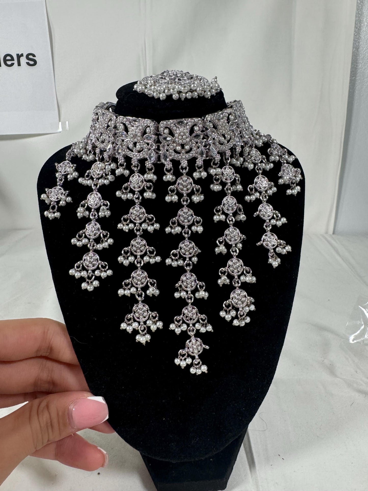 Indian jewlery set/Necklace Set/  Choker/ Bollywood Jewelry/ Indian jewelry/ Pakistani necklace/ punjabi necklace/bridal/