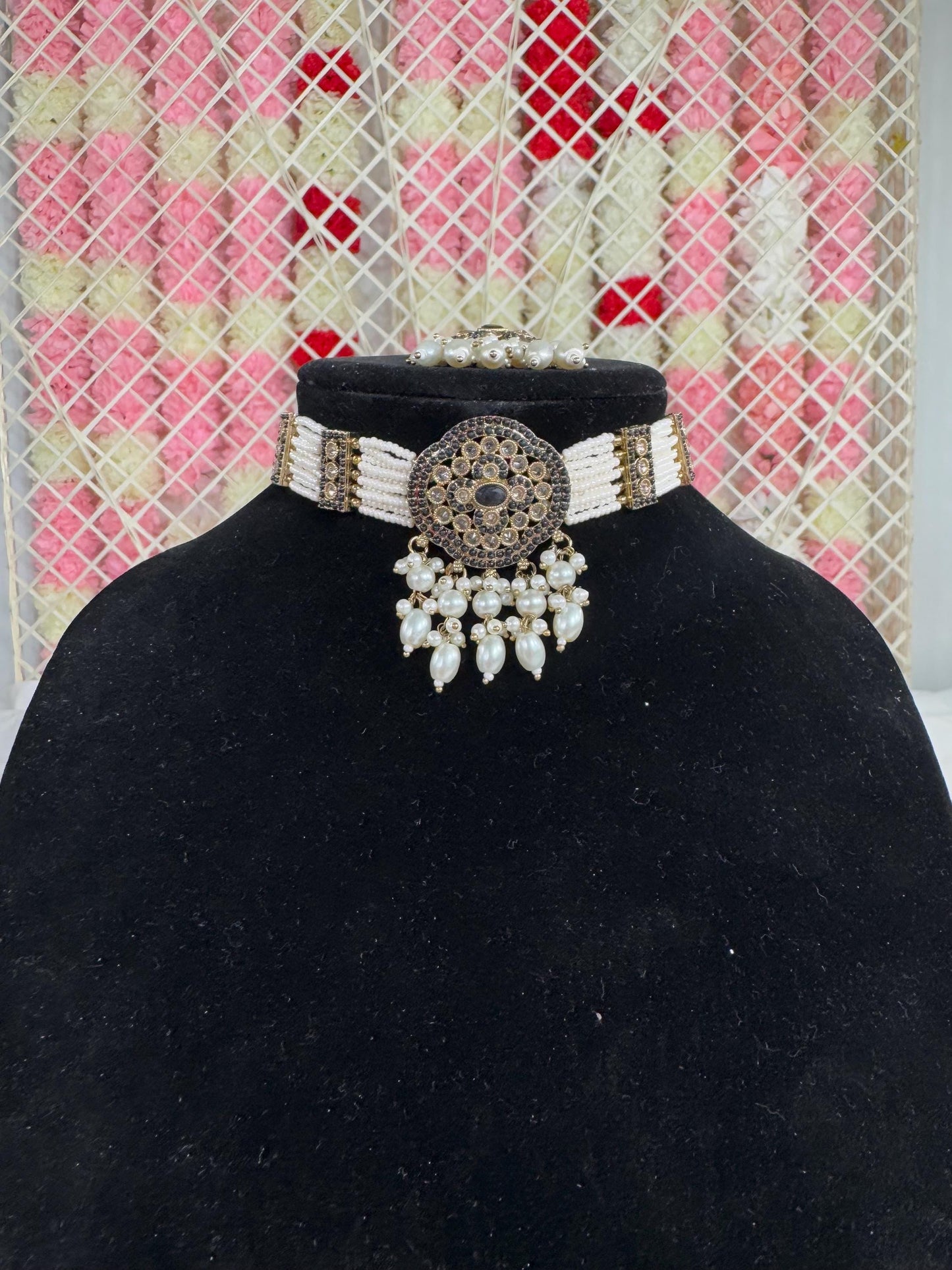 Indian jewlery set/Necklace Set/  Choker/ Bollywood Jewelry/ Indian jewelry/ Pakistani necklace/ punjabi necklace/bridal/