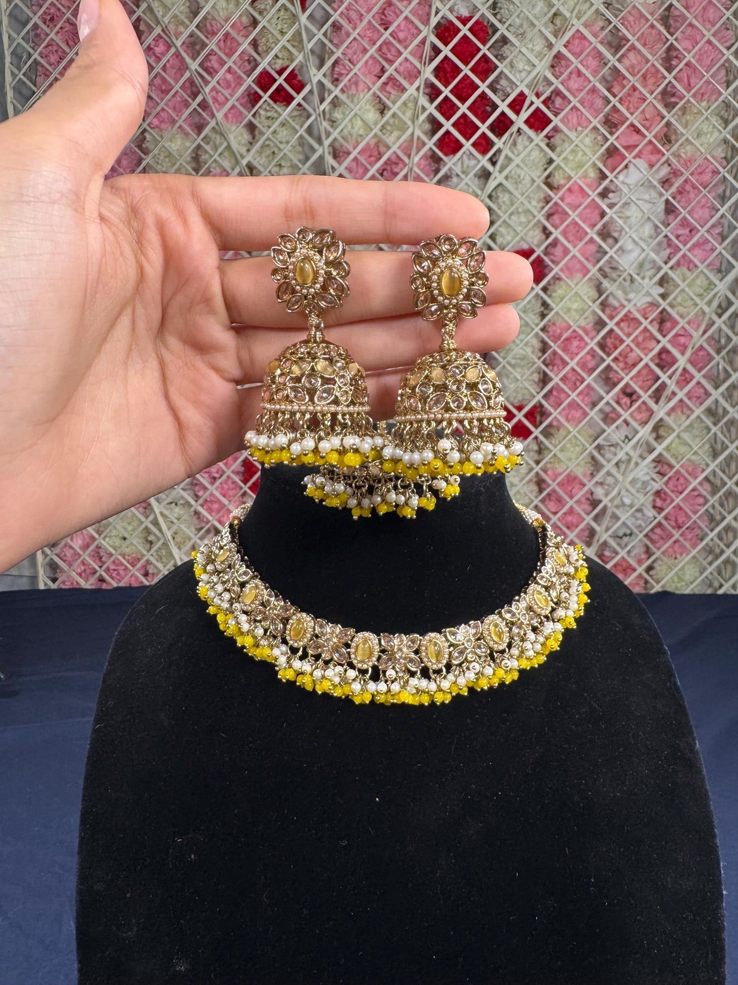 Indian jewlery set/Necklace Set/  Choker/ Bollywood Jewelry/ Indian jewelry/ Pakistani necklace/ punjabi necklace/bridal/