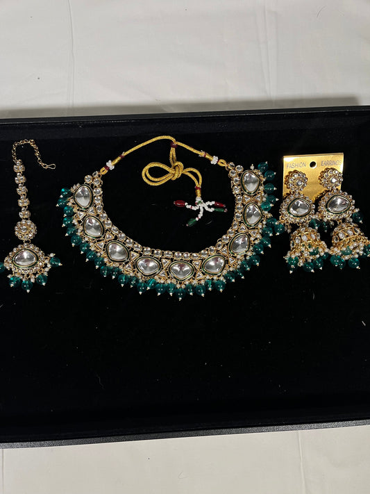 Indian jewlery set/Necklace Set/  Choker/ Bollywood Jewelry/ Indian jewelry/ Pakistani necklace/ punjabi necklace/bridal/