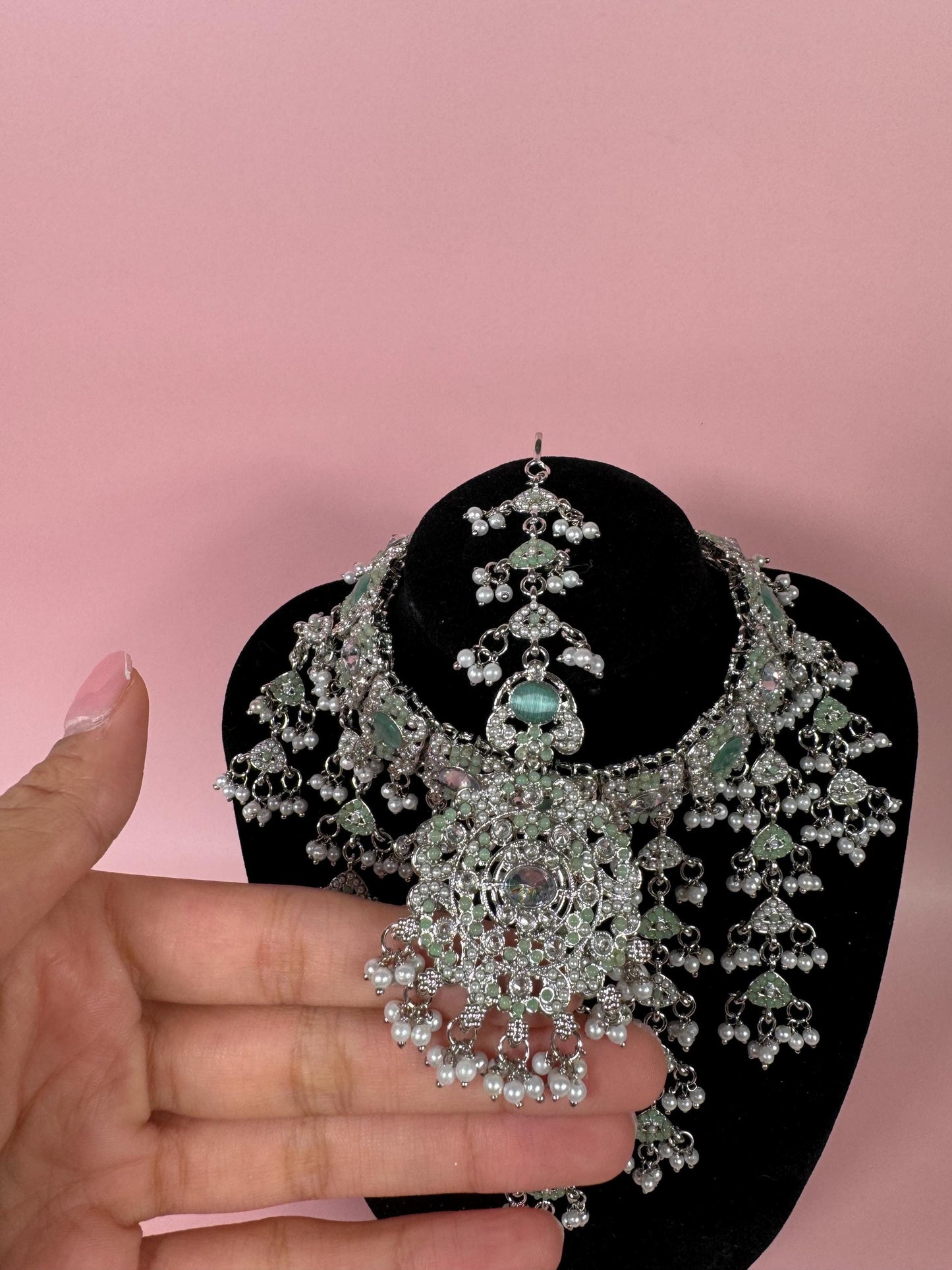 Indian jewlery set/Necklace Set/  Choker/ Bollywood Jewelry/ Indian jewelry/ Pakistani necklace/ punjabi necklace/bridal/
