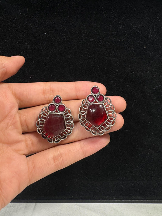 Bollywood Style Jhumka Earrings, Indian Gold Plated Hoop Earrings, Statement Ethnic Jewelry, Festive Earrings, Women's Accessories