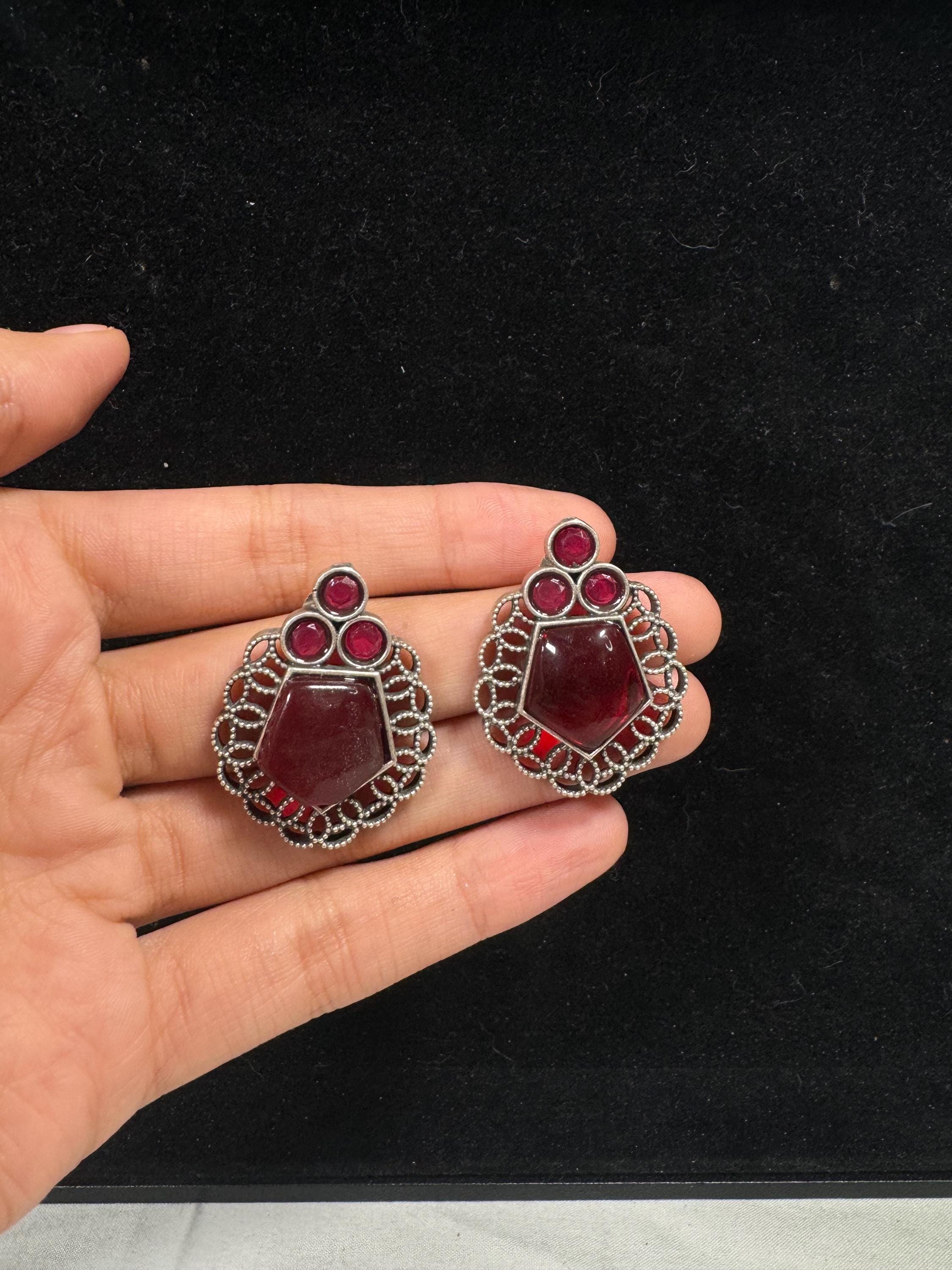 Bollywood Style Jhumka Earrings, Indian Gold Plated Hoop Earrings, Statement Ethnic Jewelry, Festive Earrings, Women's Accessories