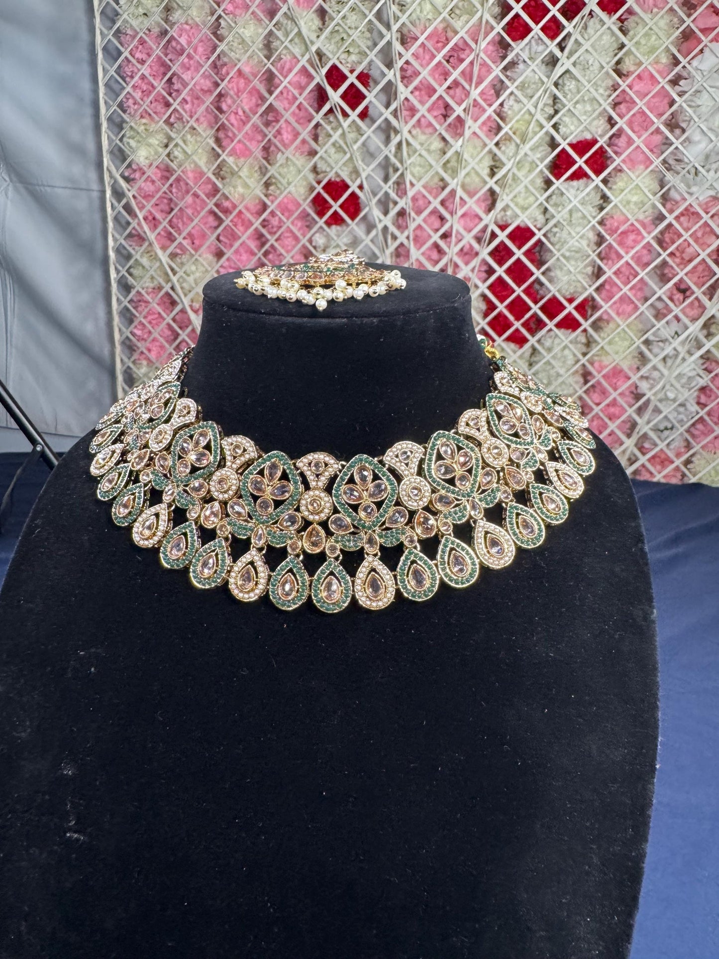 Indian jewlery set/Necklace Set/  Choker/ Bollywood Jewelry/ Indian jewelry/ Pakistani necklace/ punjabi necklace/bridal/