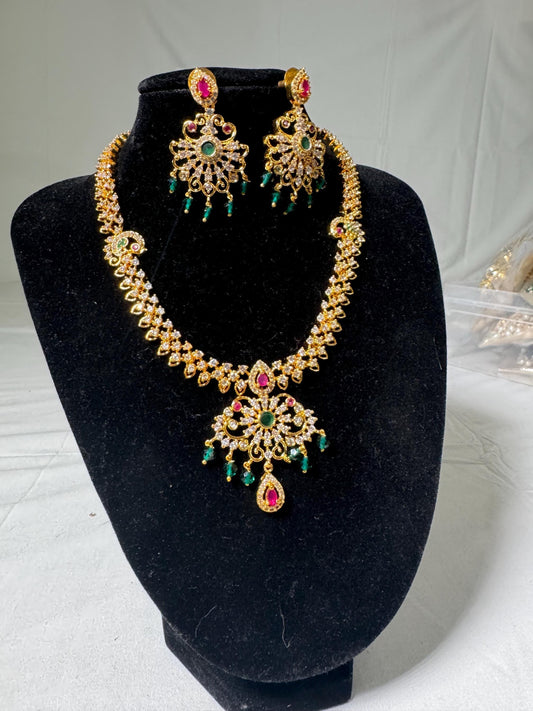 Indian jewlery set/Necklace Set/  Choker/ Bollywood Jewelry/ Indian jewelry/ Pakistani necklace/ punjabi necklace/bridal/