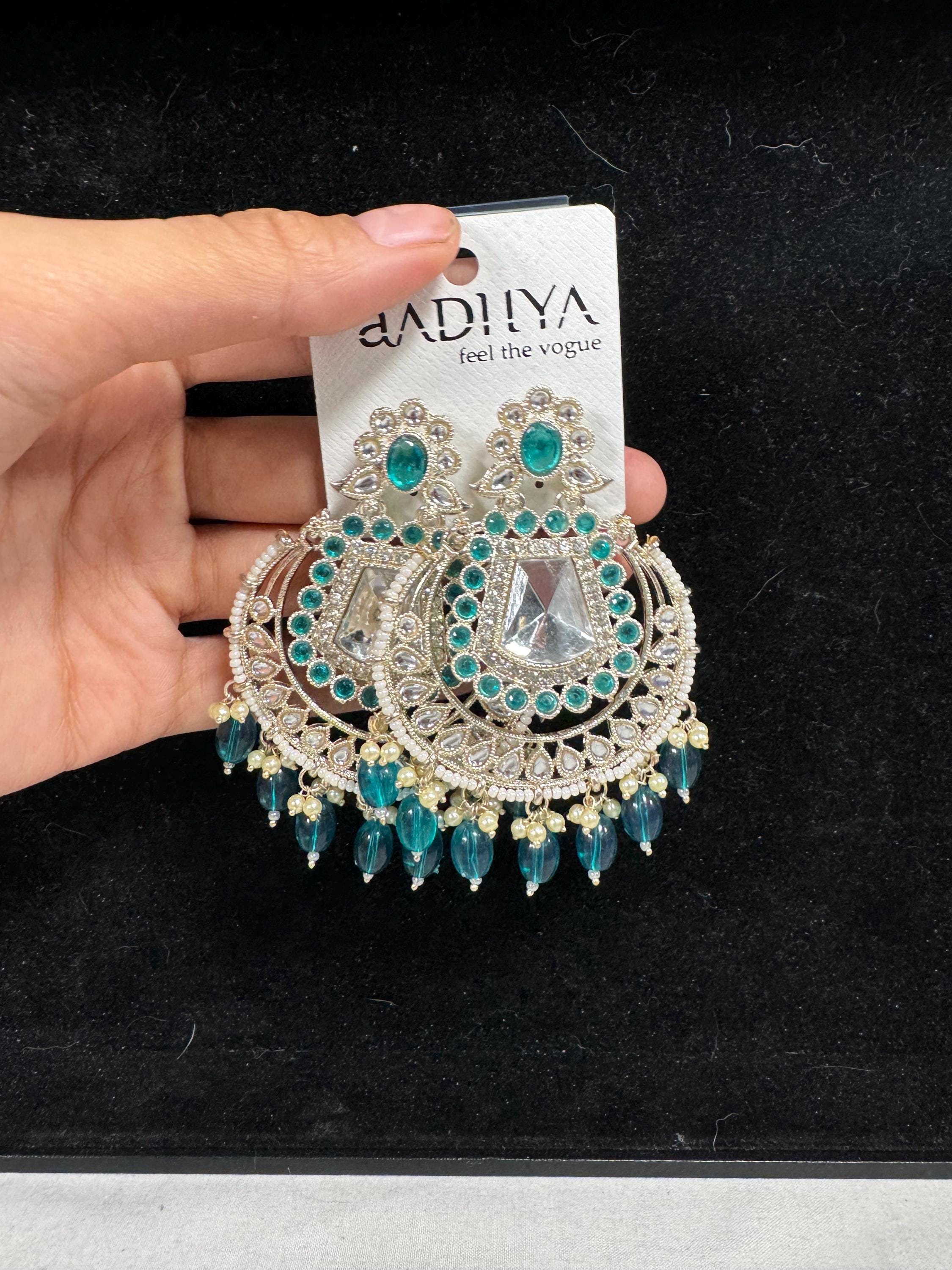 Bollywood Style Jhumka Earrings, Indian Gold Plated Hoop Earrings, Statement Ethnic Jewelry, Festive Earrings, Women's Accessories